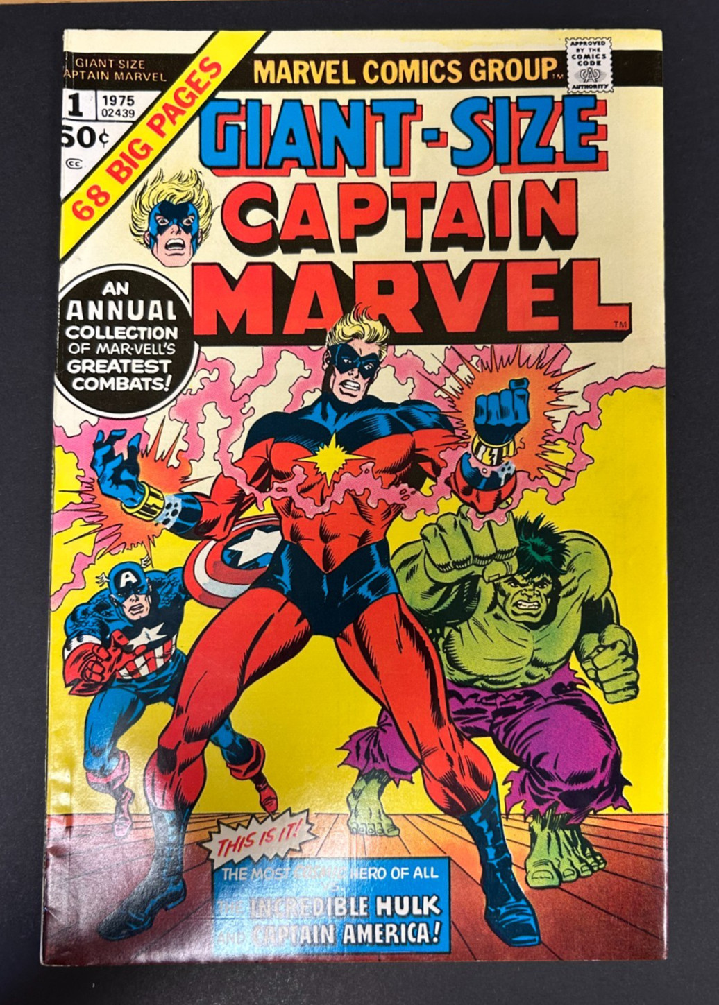 Giant-Size Captain Marvel #1 (Vol. 1), Marvel 1975
