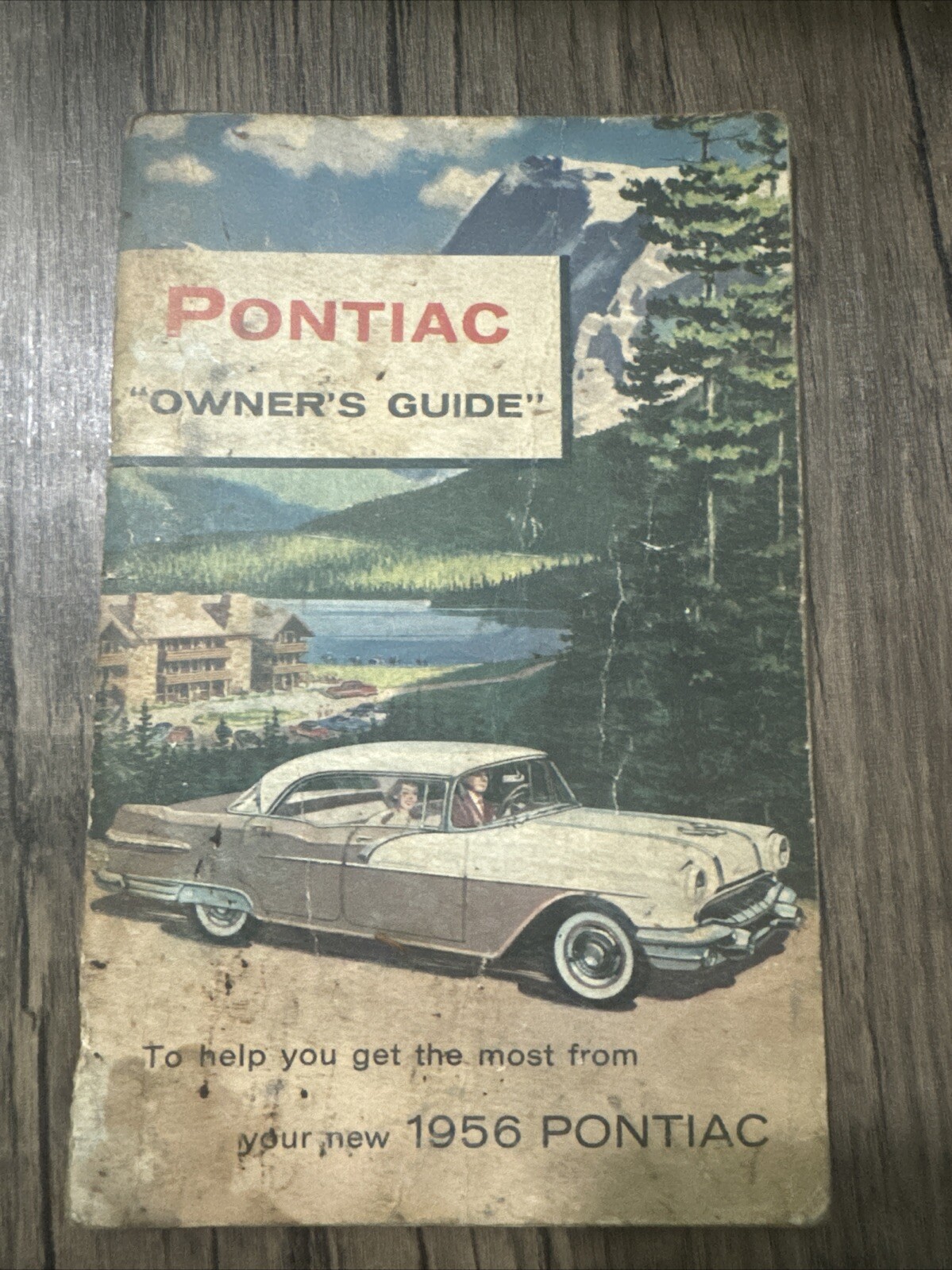 Vintage Pontiac 1956 Owners Guide Booklet Genuine Made in the USA