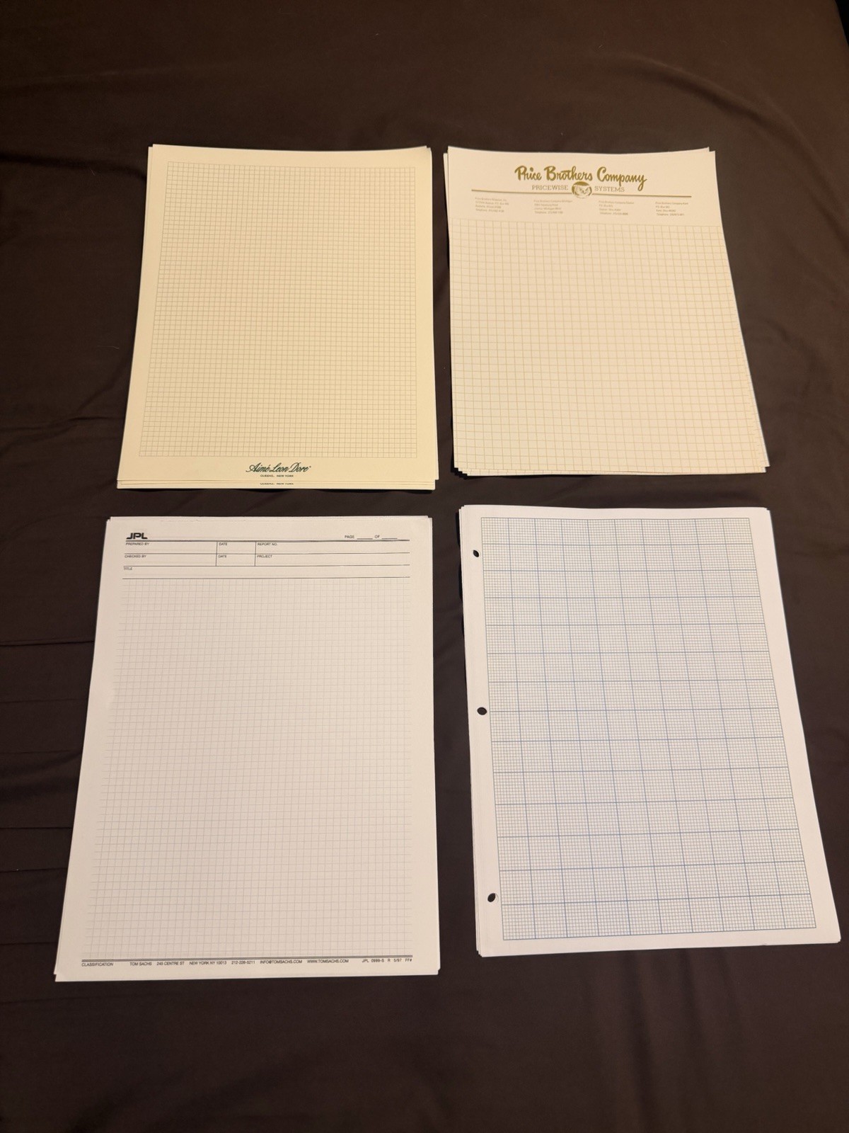 Letterhead 20 Sheets Of MULTI GRAPH (3) 1980s Vintage Stationery Unused Lot