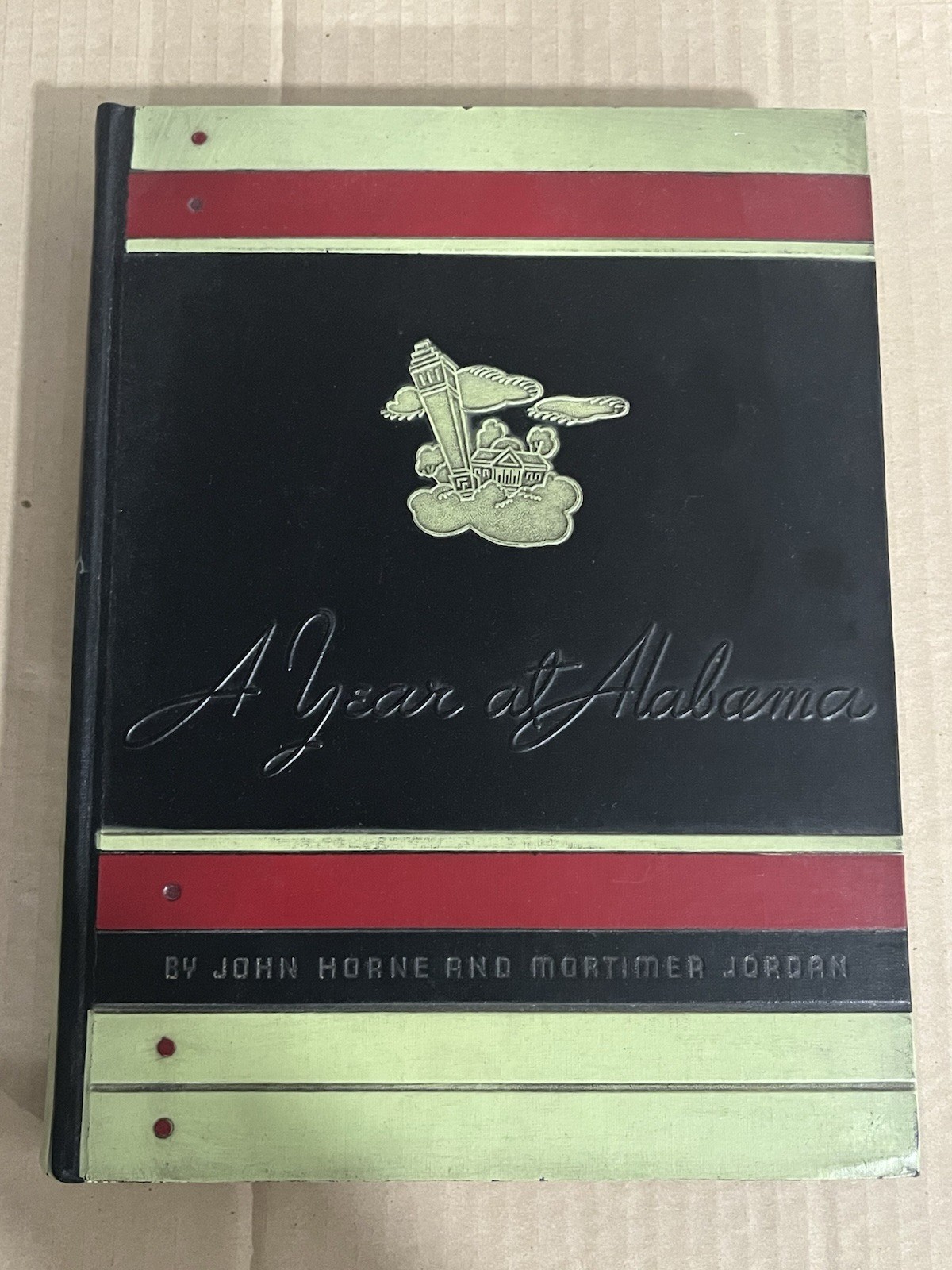1935 University of Alabama Corolla Yearbook Paul Bear Bryant W/ Rose Bowl Insert 1935 University of Alabama Corolla Yearbook Paul Bear Bryant W/ Rose Bowl Insert