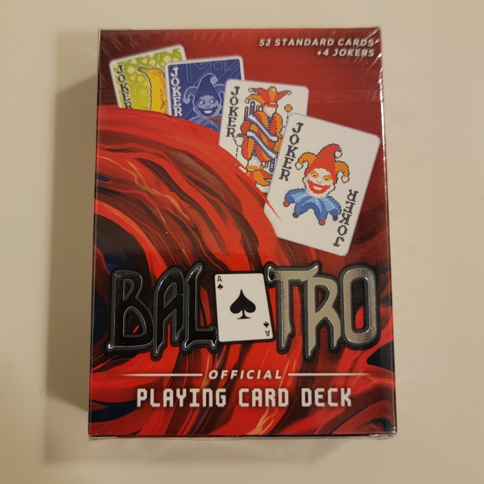 2024 Balatro Playing Card Deck 52 Standard Cards + 4 Jokers NEW SEALED 2024 Balatro Playing Card Deck 52 Standard Cards + 4 Jokers NEW SEALED