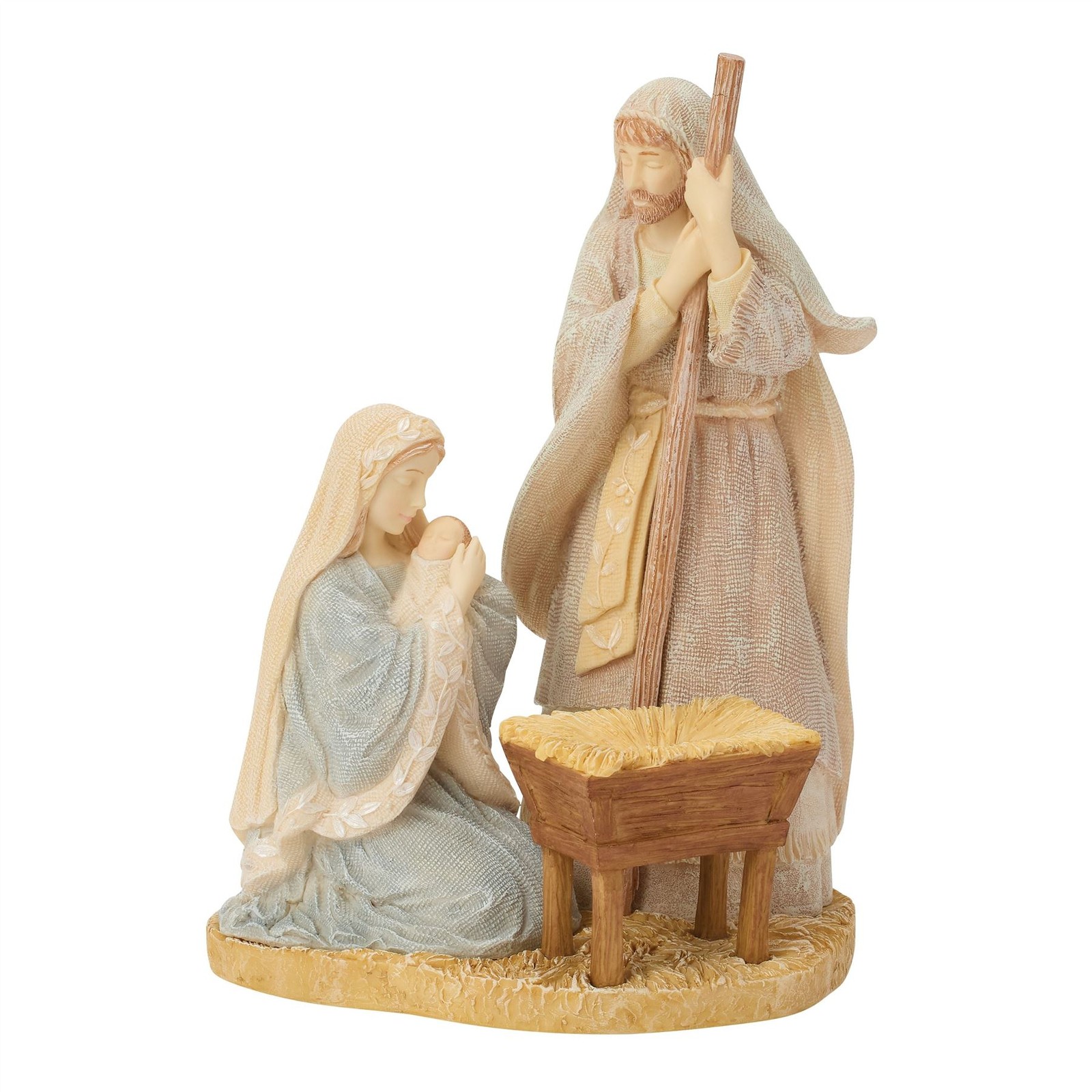 Foundations Holy Night Christmas Eve Nativity Scene Figurine 6018940
