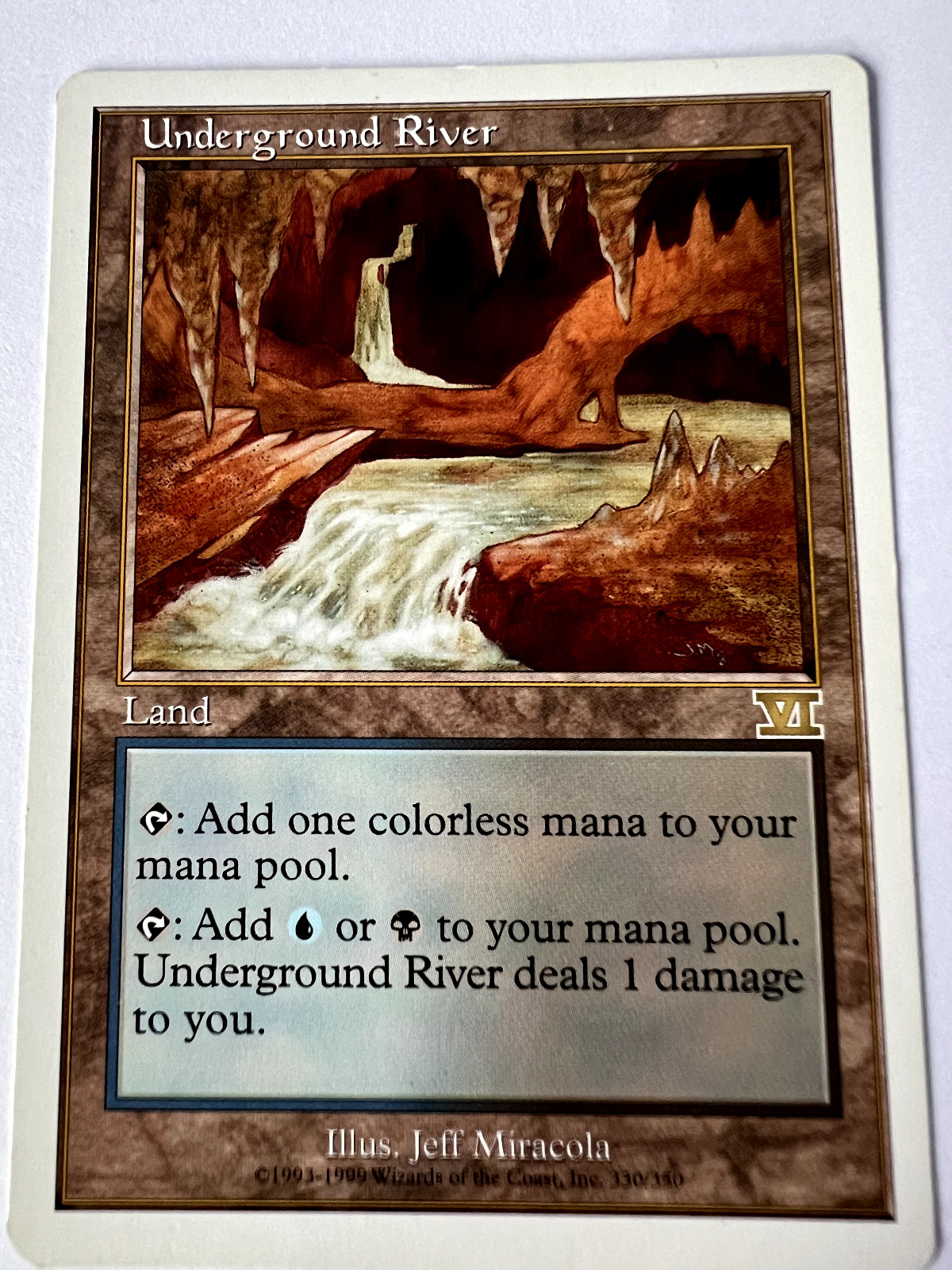 MTG Magic The Gathering Sixth Underground River Rare LP