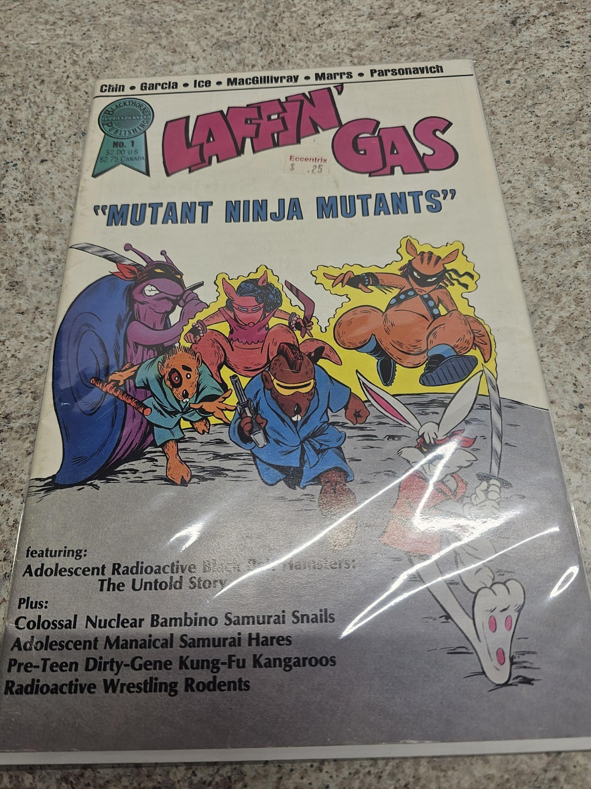 Laffin Gas Comic Book Issue #1 1986 Blackthorn