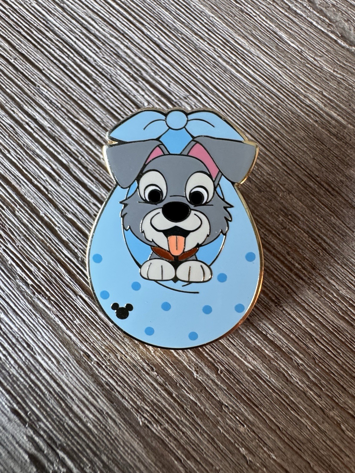 HKDL Hong Kong Hidden Mickey Game 2019 TRAMP Baby Blanket Disney Pin 