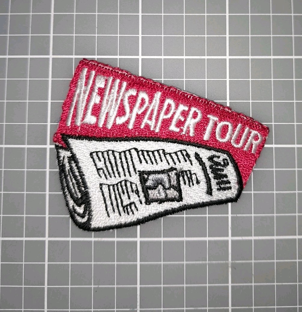 Newspaper Tour Visit Patch Badge Girl & Boys Scouts Cub Fun Patch 2\ Newspaper Tour Visit Patch Badge Girl & Boys Scouts Cub Fun Patch 2\