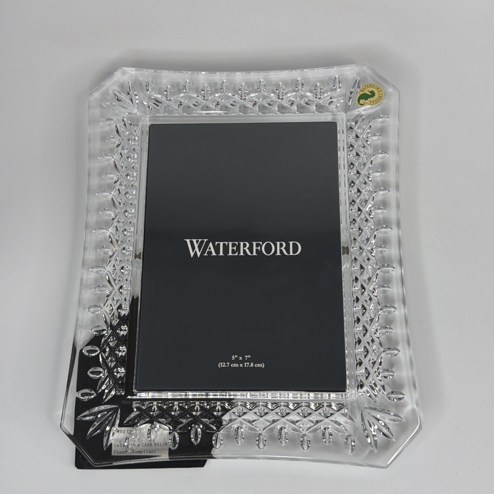 Waterford Irish Crystal Lismore Photo Frame 5X7 Glass Wedding Picture