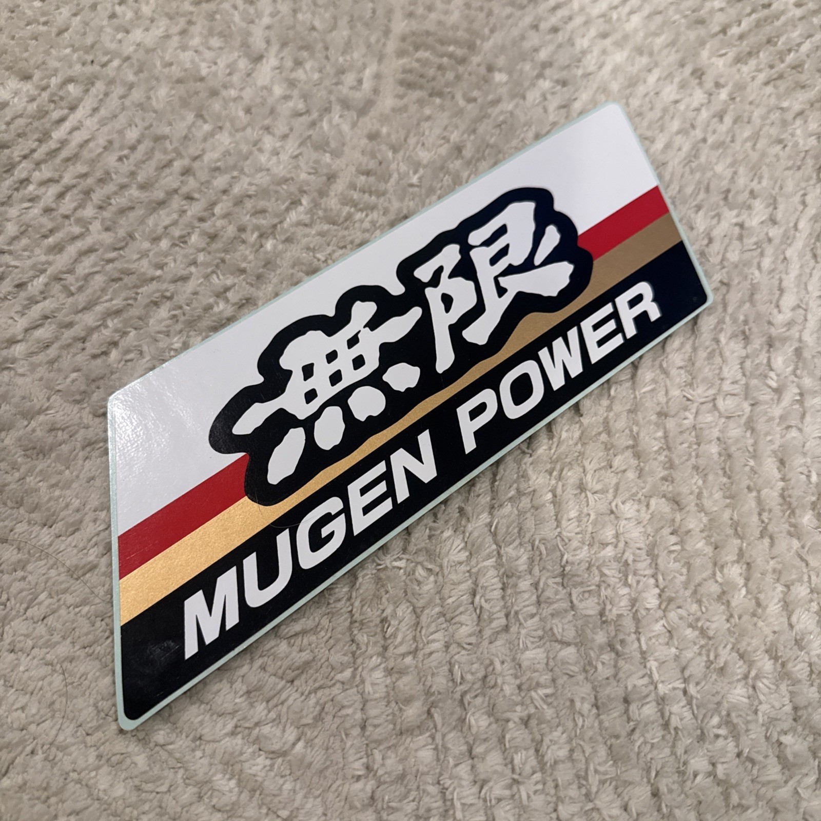 MUGEN POWER Vintage Flag Sticker (LARGE ) Japan Super Rare Honda spoon 