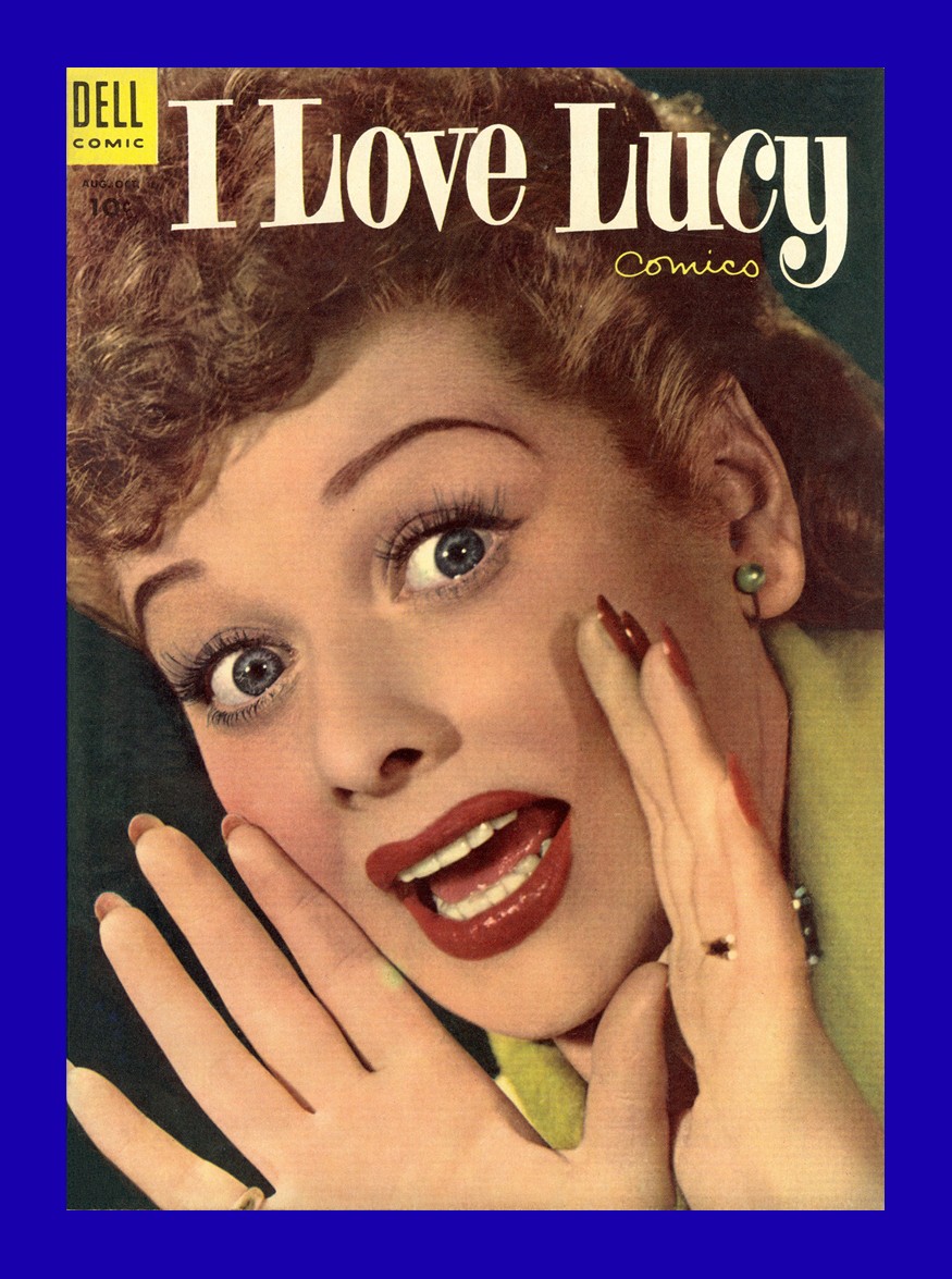 I Love Lucy #3 - 1st Standalone Issue Lucille Ball Photo Cover - Dell 1954 VF/NM
