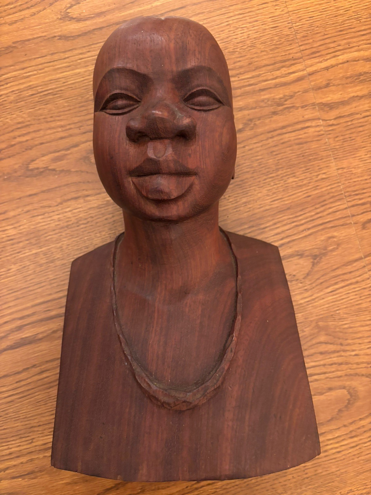 LARGE AFRICA PRINCESS HARDWOOD TEAK CARVING VGC ART ANTIQUE LADY FEMALE LARGE AFRICA PRINCESS HARDWOOD TEAK CARVING VGC ART ANTIQUE LADY FEMALE