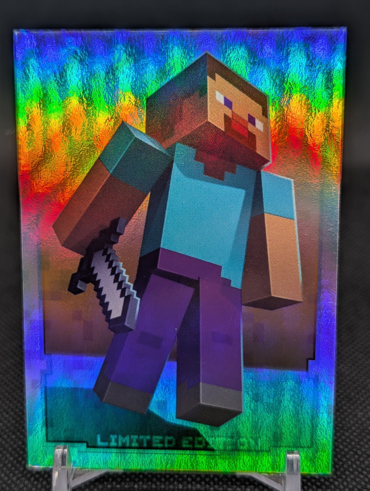 2020-2021 Panini Minecraft Adventure Steve Limited Edition Holo EDL03 ED3