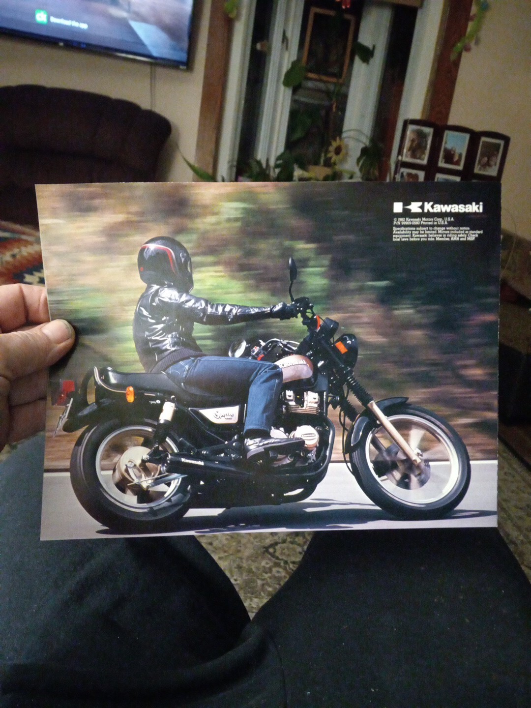 1983 Kawasaki KZ550 Spectre Motorcycle Vintage Sales Brochure NOS Buy 2 get 3