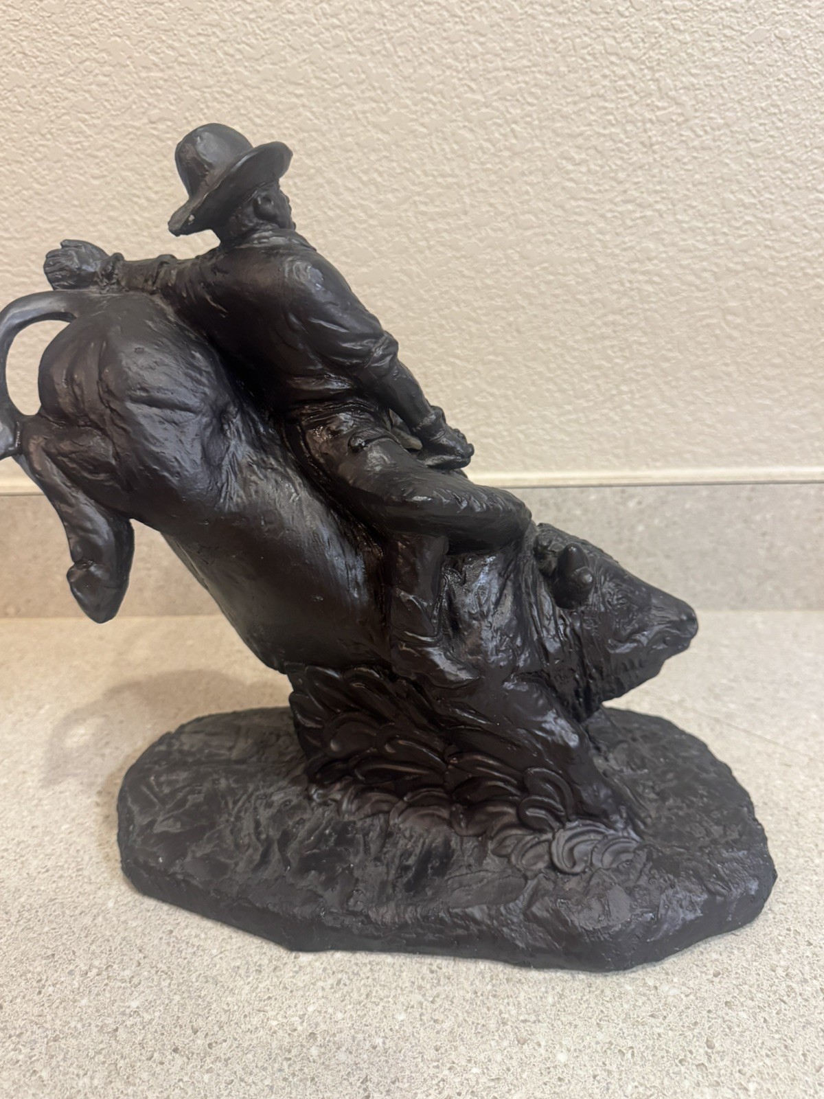1979 Austin Productions Chalkware Bull Rider