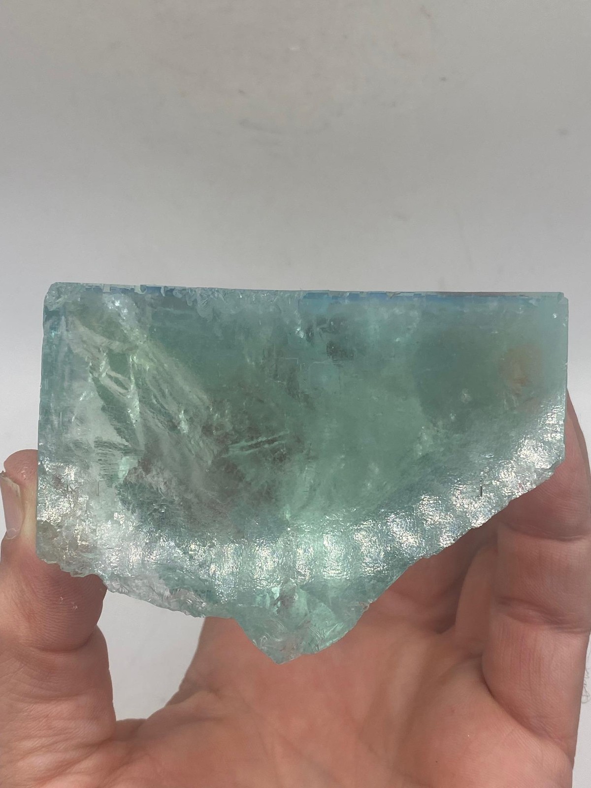 Superb XL Light Blue Fluorite Cube Superb XL Light Blue Fluorite Cube