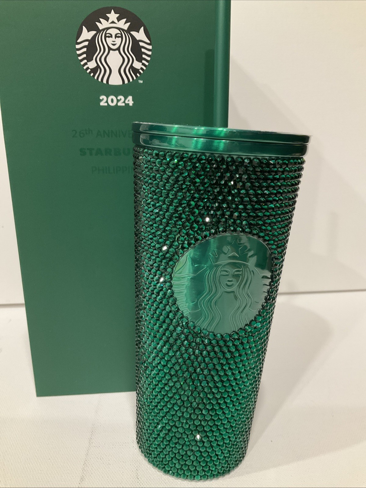 Starbucks Philippines Emerald Rhinestone 26th Anniversary S/S tumbler Cold 16oz