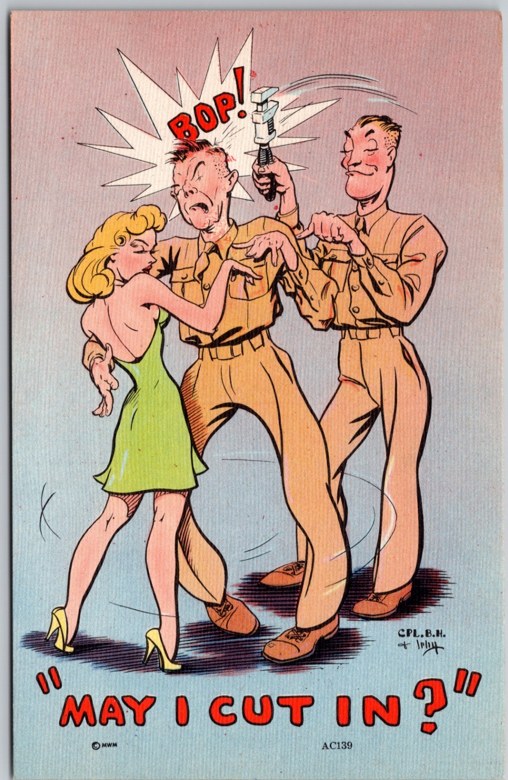 Military Humor - May I Cut In - Corporal BH & Luther \