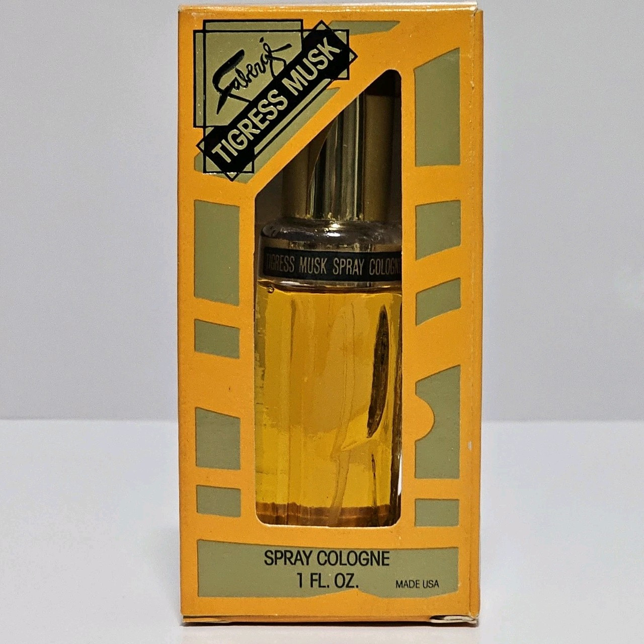 Vintage Faberge Tigress Musk Perfume 1 oz Spray 