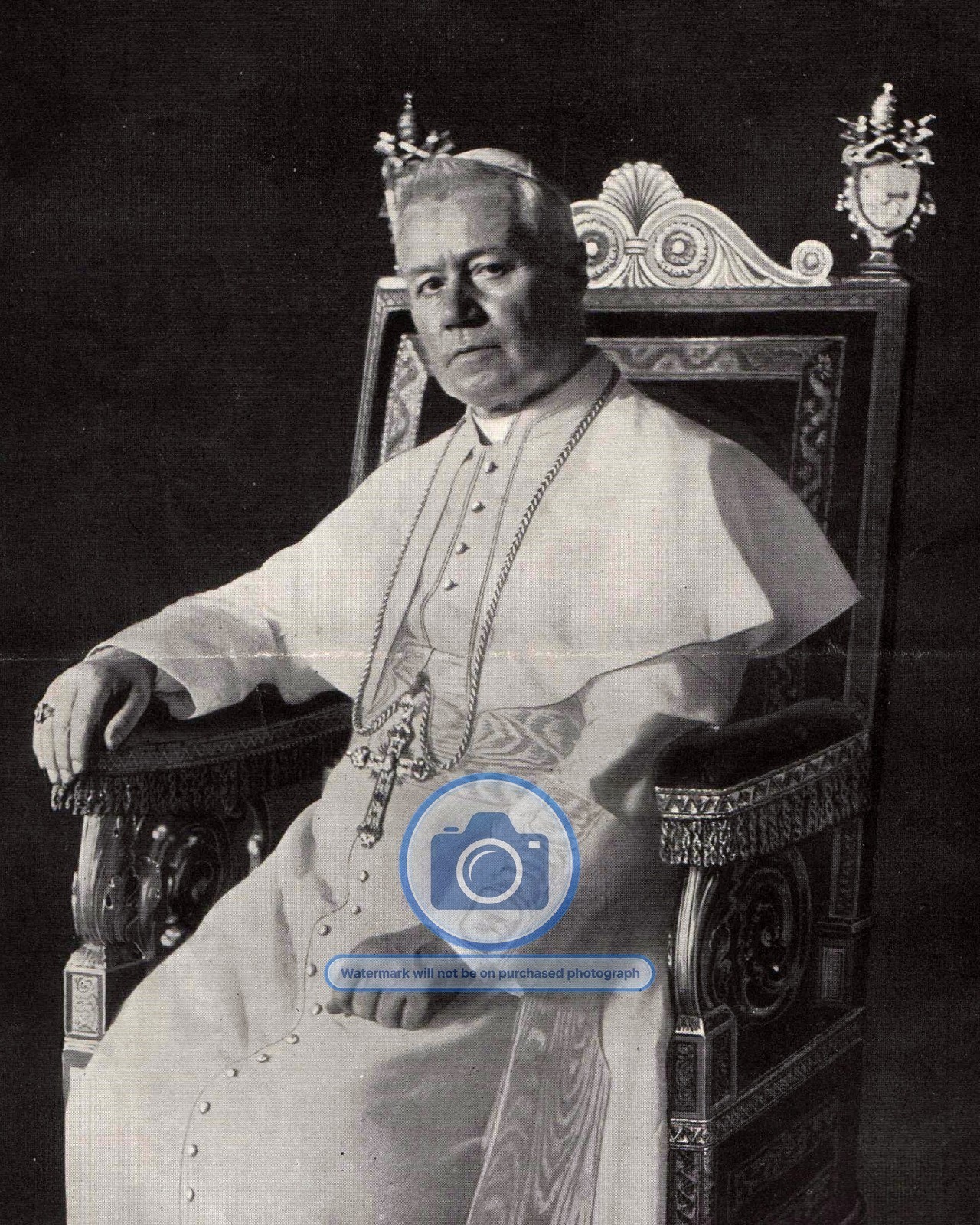 POPE PIUS X PAPAL PORTRAIT CHURCH LEADER VATICAN 1903 8X10 PHOTO