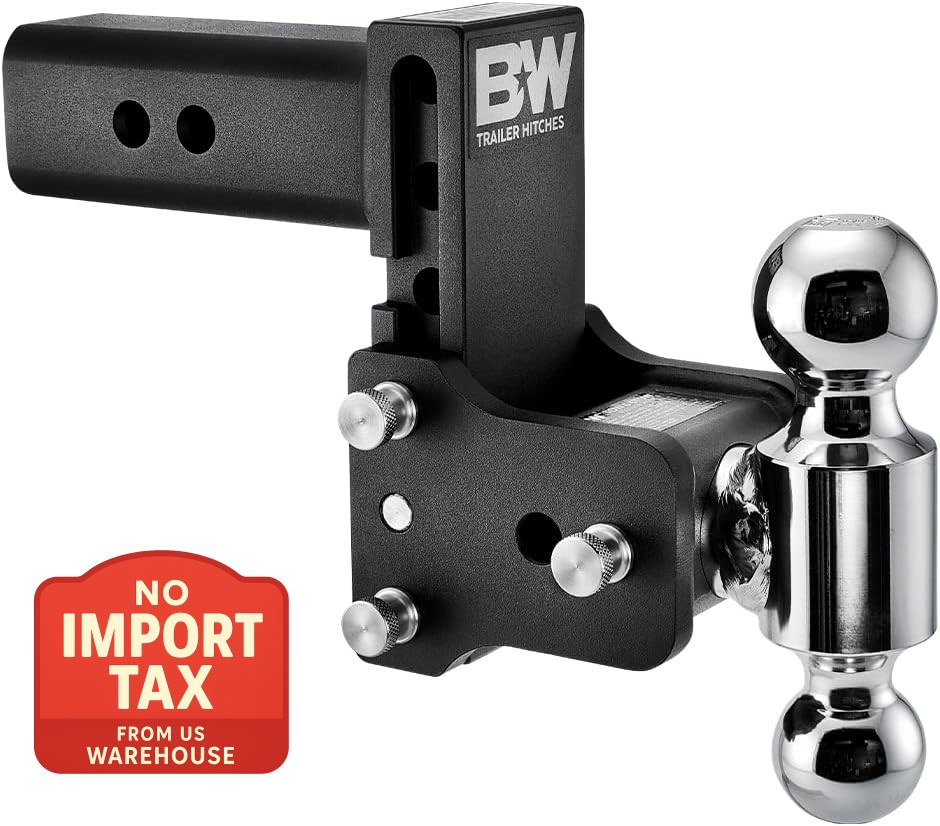 B&W Trailer Hitches Tow & Stow Adjustable Trailer Hitch Ball Mount - Fits 2.5 B&W Trailer Hitches Tow & Stow Adjustable Trailer Hitch Ball Mount - Fits 2.5