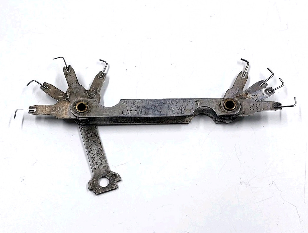Vintage Kastar Spark Plug Adjusting Gap Gauge K Star USA Estate Find