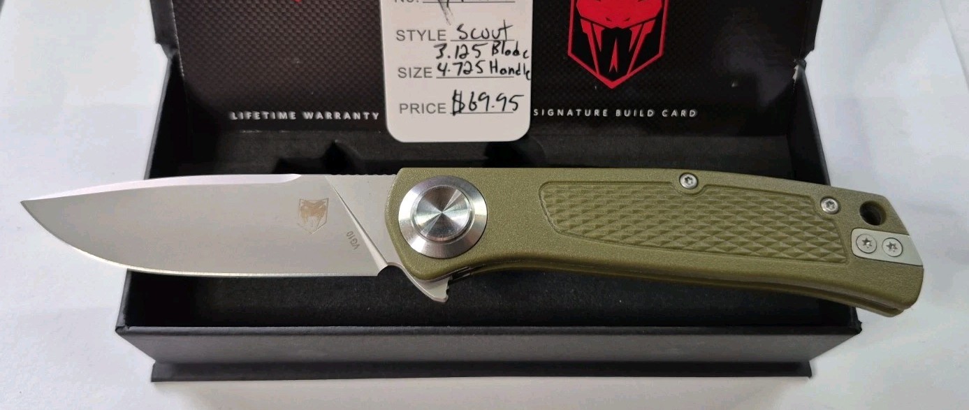 CobraTec Scout EDC Bar Lock Manual Open Pocket Knife VG-10 Lifetime Warranty NIB CobraTec Scout EDC Bar Lock Manual Open Pocket Knife VG-10 Lifetime Warranty NIB