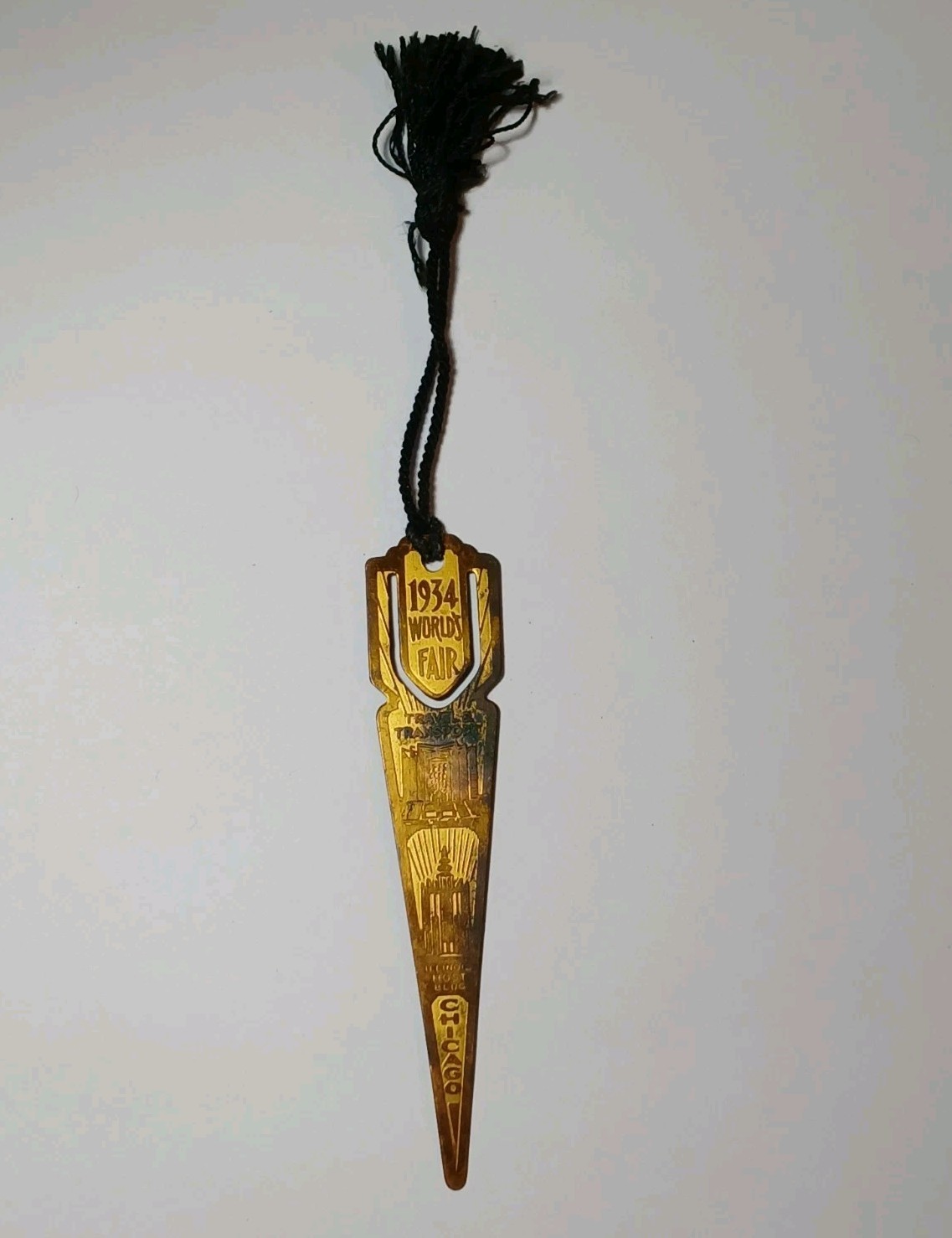 1933 Chicago World's Fair 1934 Chicago World’s Fair Bookmark Century Of Progress