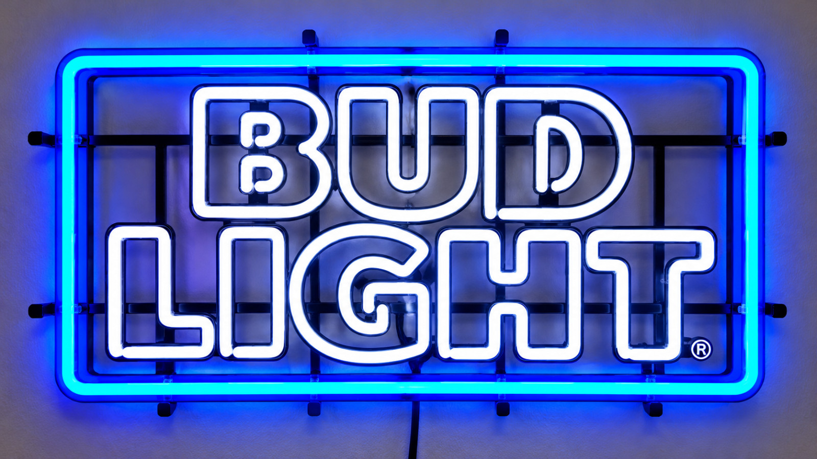 Bud Light Iconic G2 LED Opti Neon Beer Sign Lighted Bar Man Cave NEW IN BOX