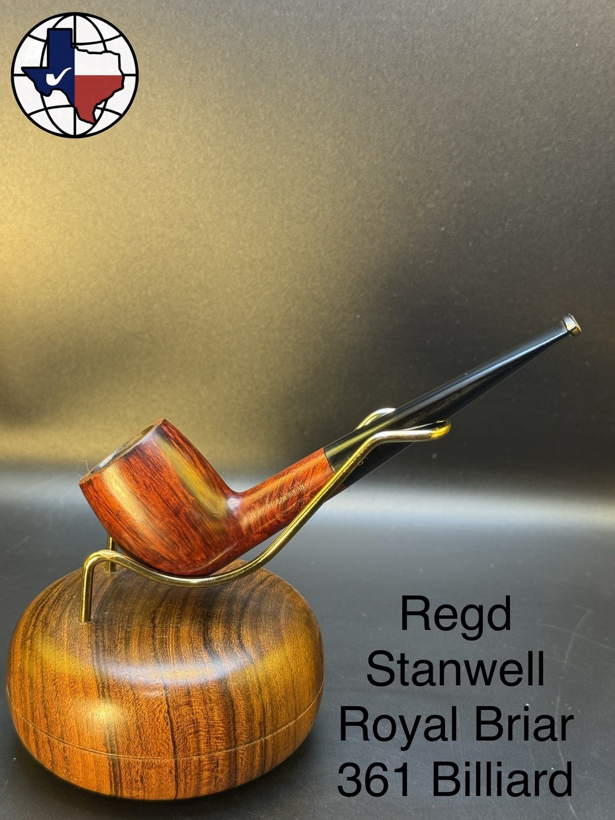 Vintage Regd Stanwell Royal Briar 361 Billiard Tobacco Pipe