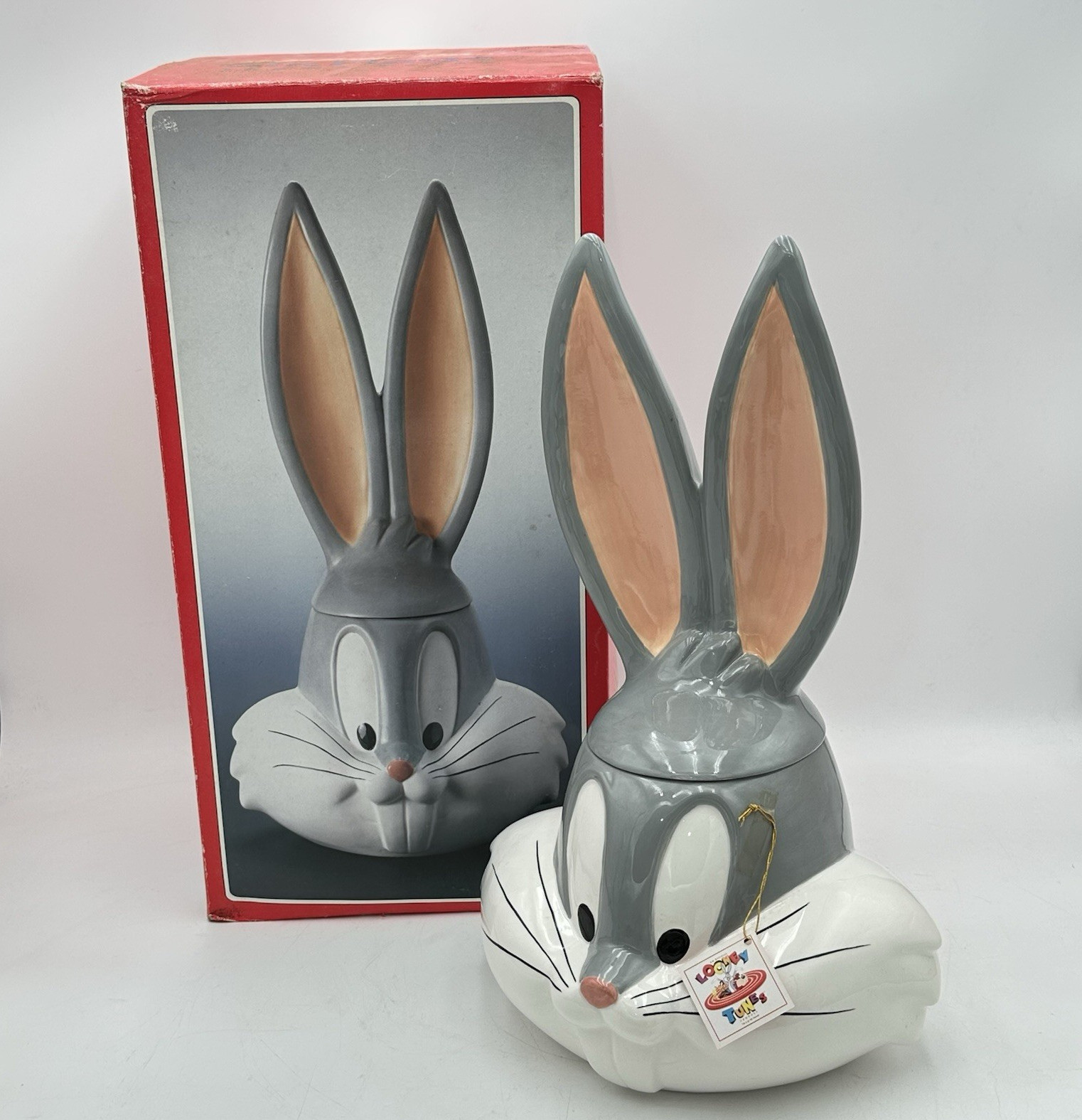 Bugs Bunny 1994 For Six Flags Exclusive Cookie Jar 16\ Bugs Bunny 1994 For Six Flags Exclusive Cookie Jar 16\