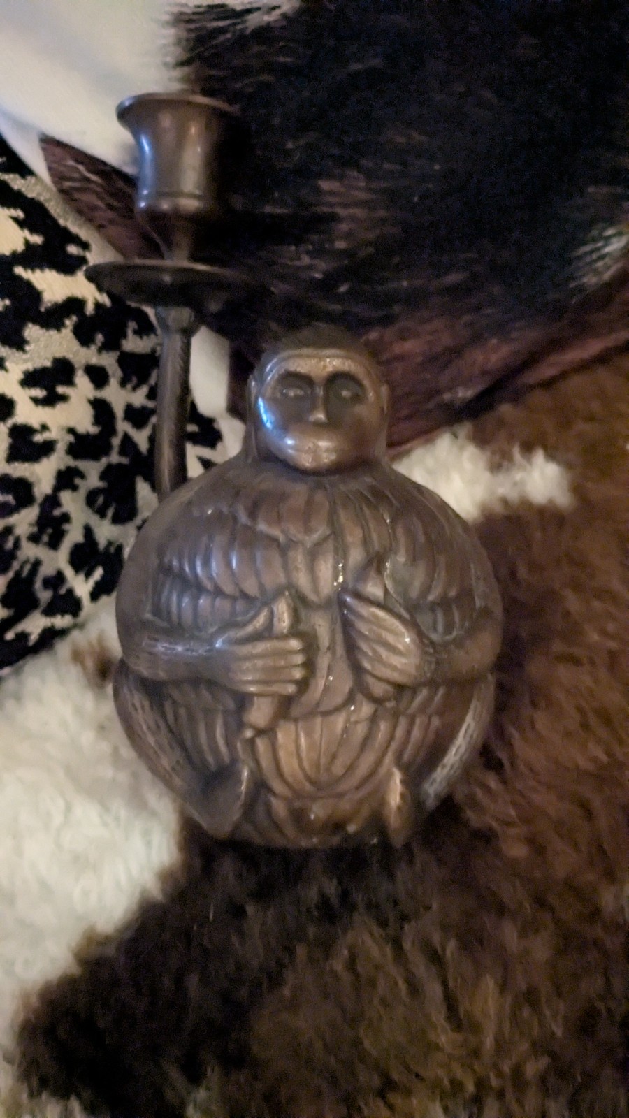 Antique Heavy Patina Bronze 7\