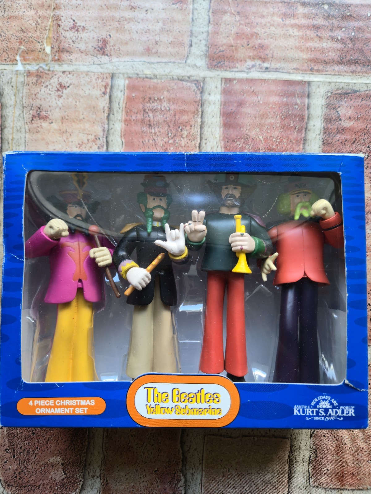 NOS Set of 4 The Beatles Yellow Submarine 5\ NOS Set of 4 The Beatles Yellow Submarine 5\