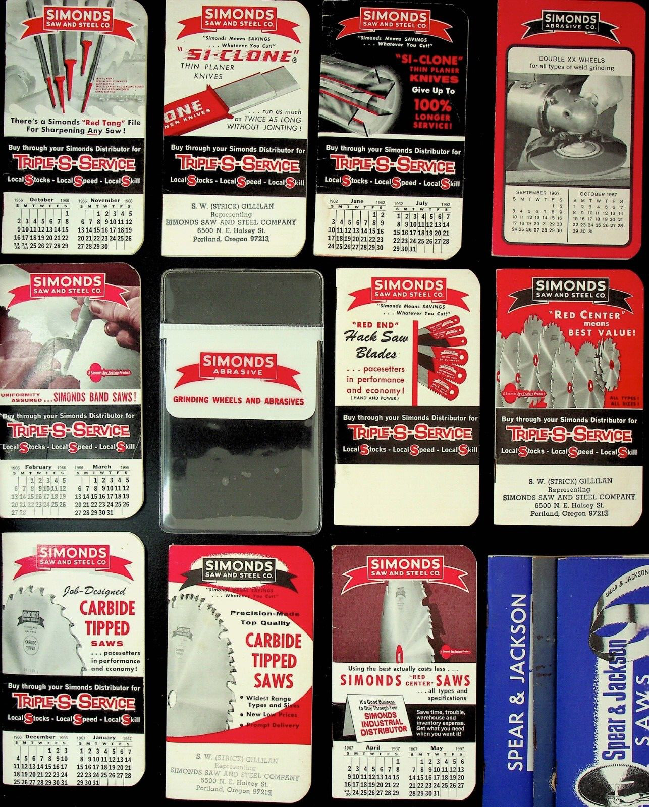 LOT OF 14 VINTAGE SIMONDS SAW AND STEEL CO ADVERTISING NOTEPADS BROCHURES-JJ-55A LOT OF 14 VINTAGE SIMONDS SAW AND STEEL CO ADVERTISING NOTEPADS BROCHURES-JJ-55A