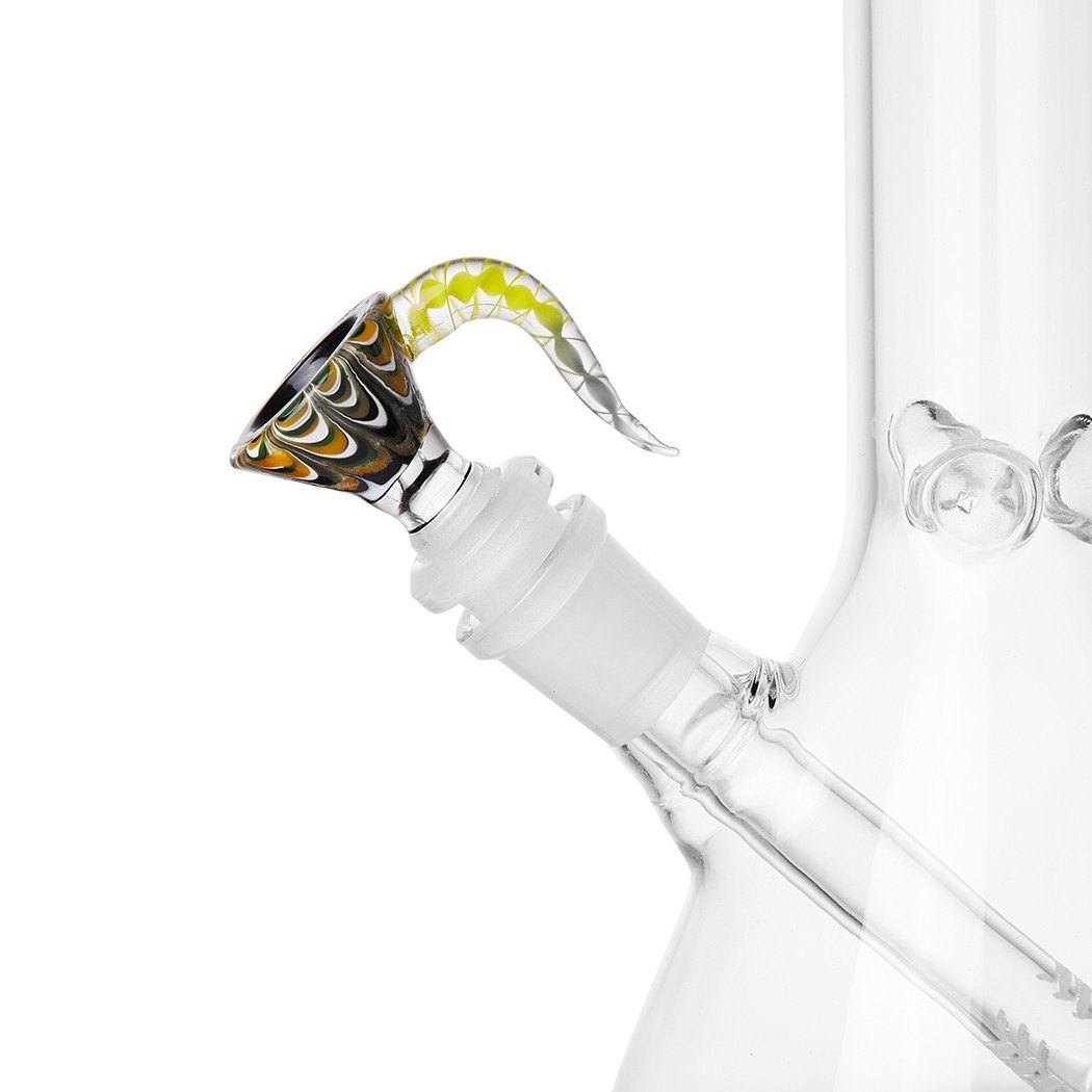 14MM Horn Male Glass Bowl For Water Tobacco Pipe Bong Replacement Head USA 14MM Horn Male Glass Bowl For Water Tobacco Pipe Bong Replacement Head USA