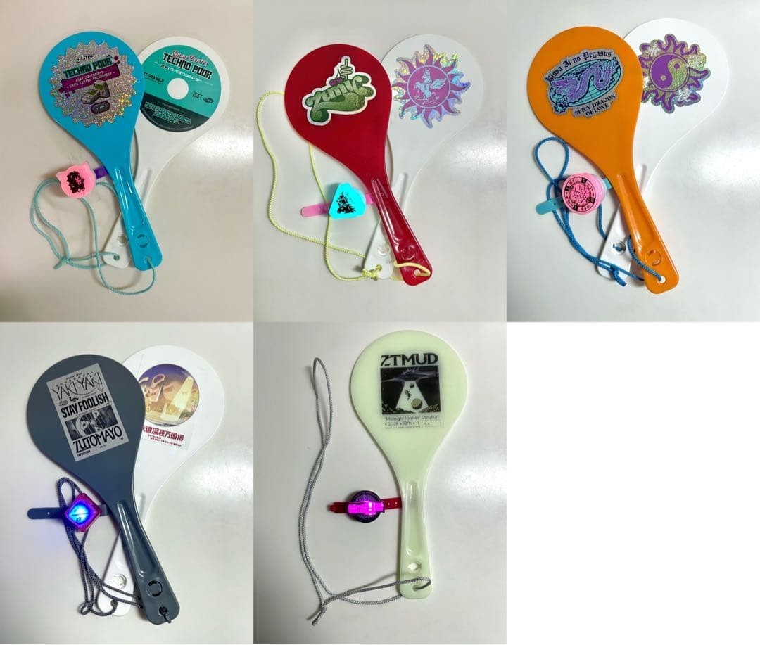 Zutomayo Official Merchandise Shamoji Ringlight set of 5 from JAPAN