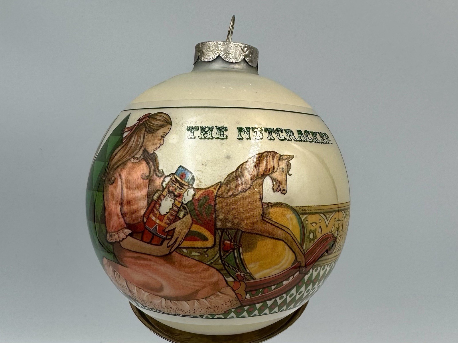 Vintage 1979-80 Gorham Christmas Ornament  World Of Gorham The Nutcracker Glass 