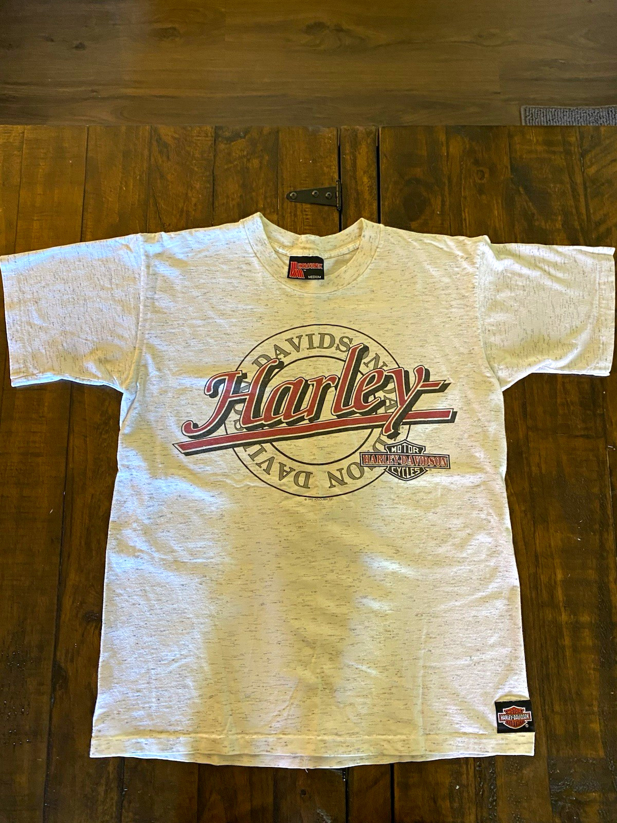 Vintage 1992 Harley Davidson T Shirt Harrisburg PA Holoubek Gray Men Medium Vintage 1992 Harley Davidson T Shirt Harrisburg PA Holoubek Gray Men Medium
