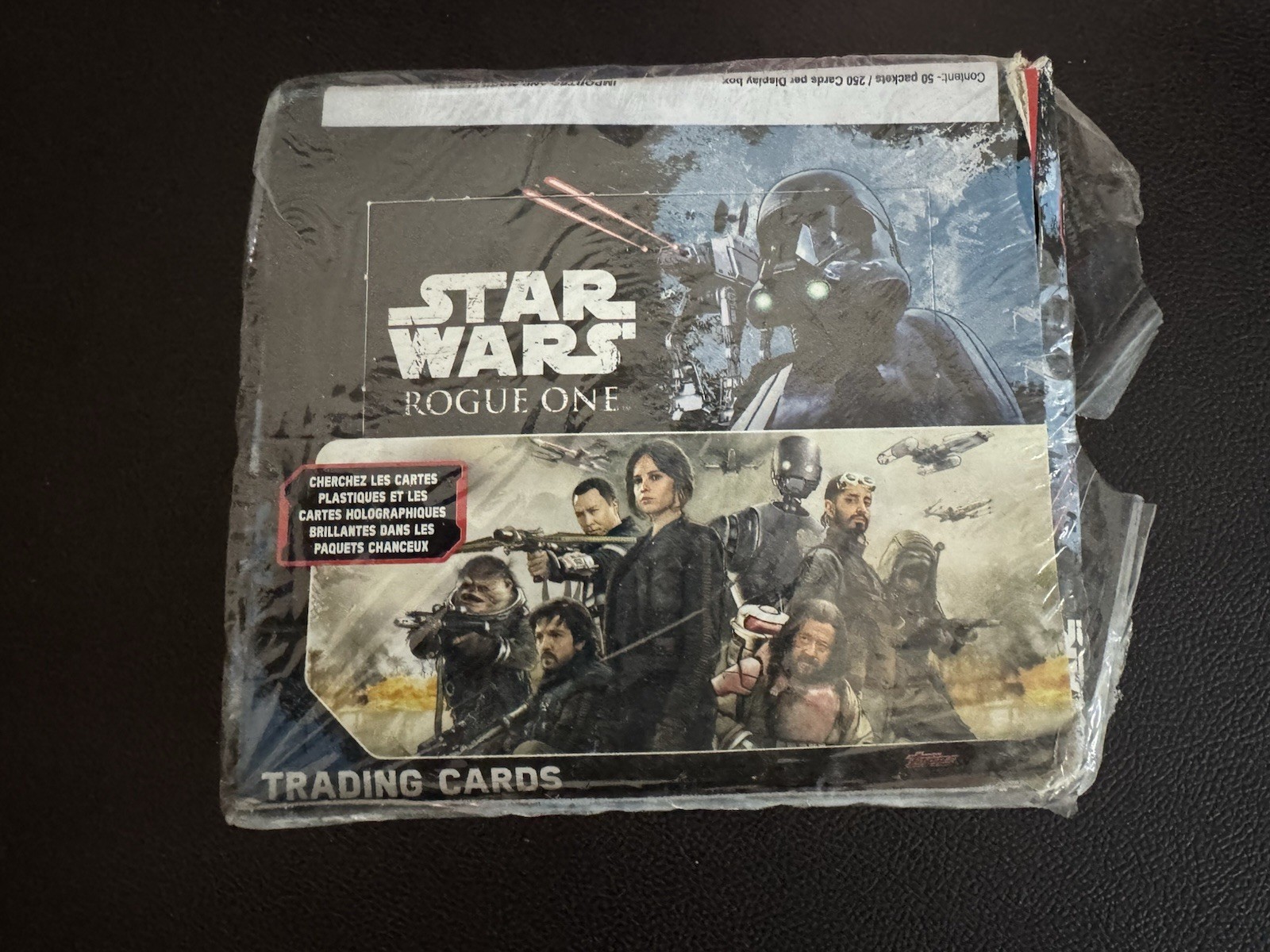 TOPPS STAR WARS ROGUE ONE 2016 SEALED BOOSTER MASSIVE BOX-50 PACKS BOX-250 CARDS