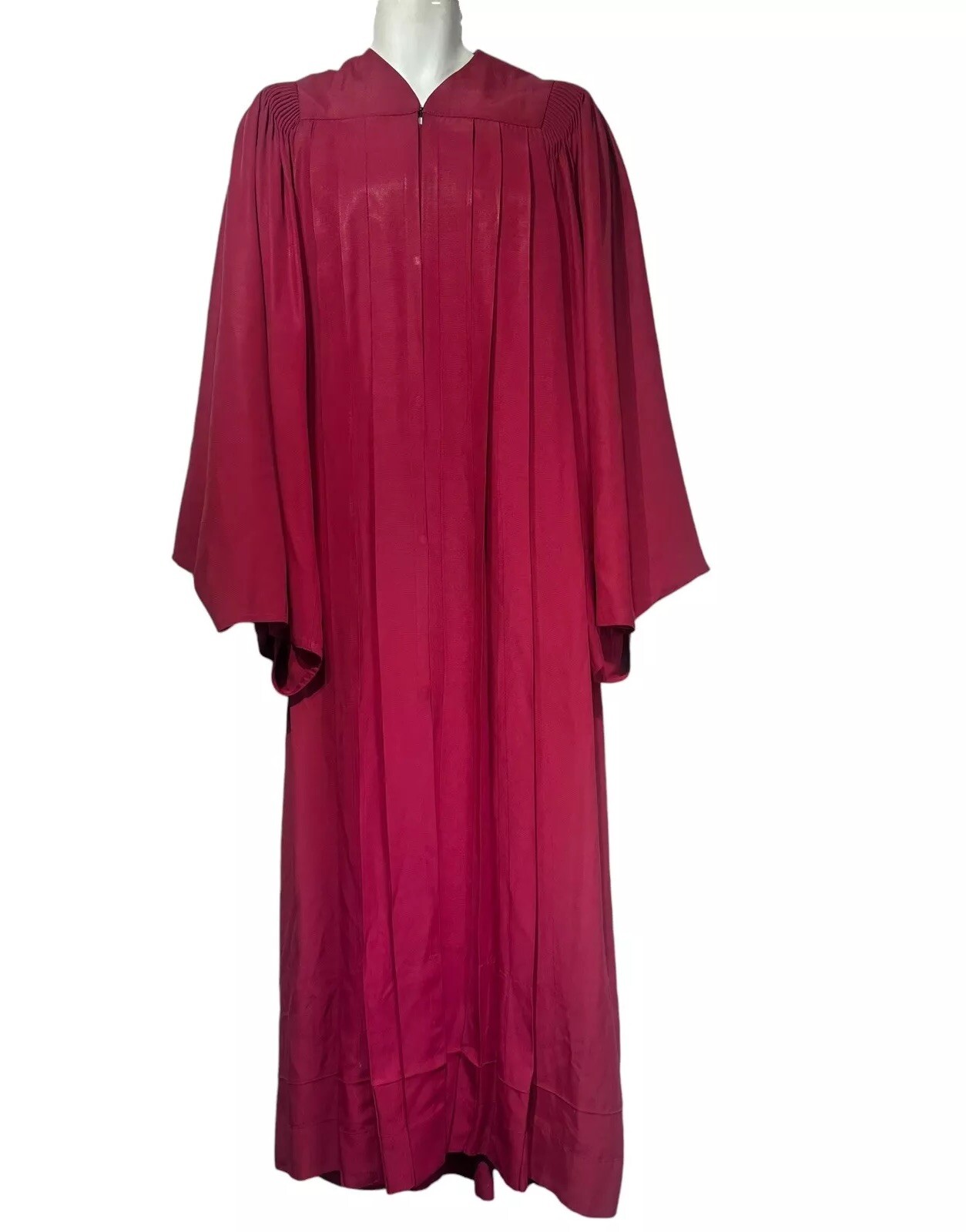 Vintage E.R. Moore Co Burgundy Choir Pulpit Gown Robe Traditional Churchwear Vintage E.R. Moore Co Burgundy Choir Pulpit Gown Robe Traditional Churchwear