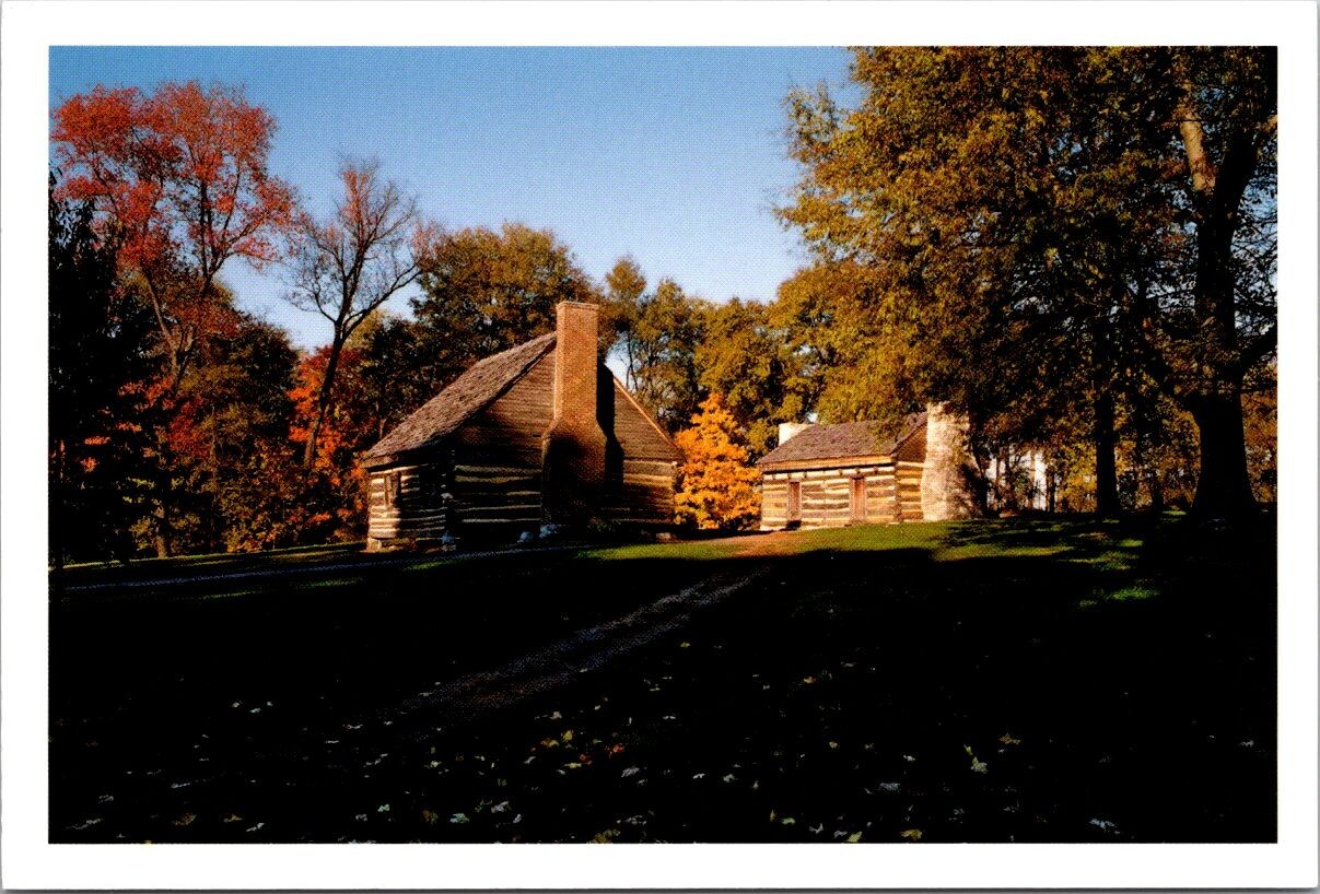 The Hermitage Original Cabin Home of Andrew Jackson Nashville TN 1990 Postcard