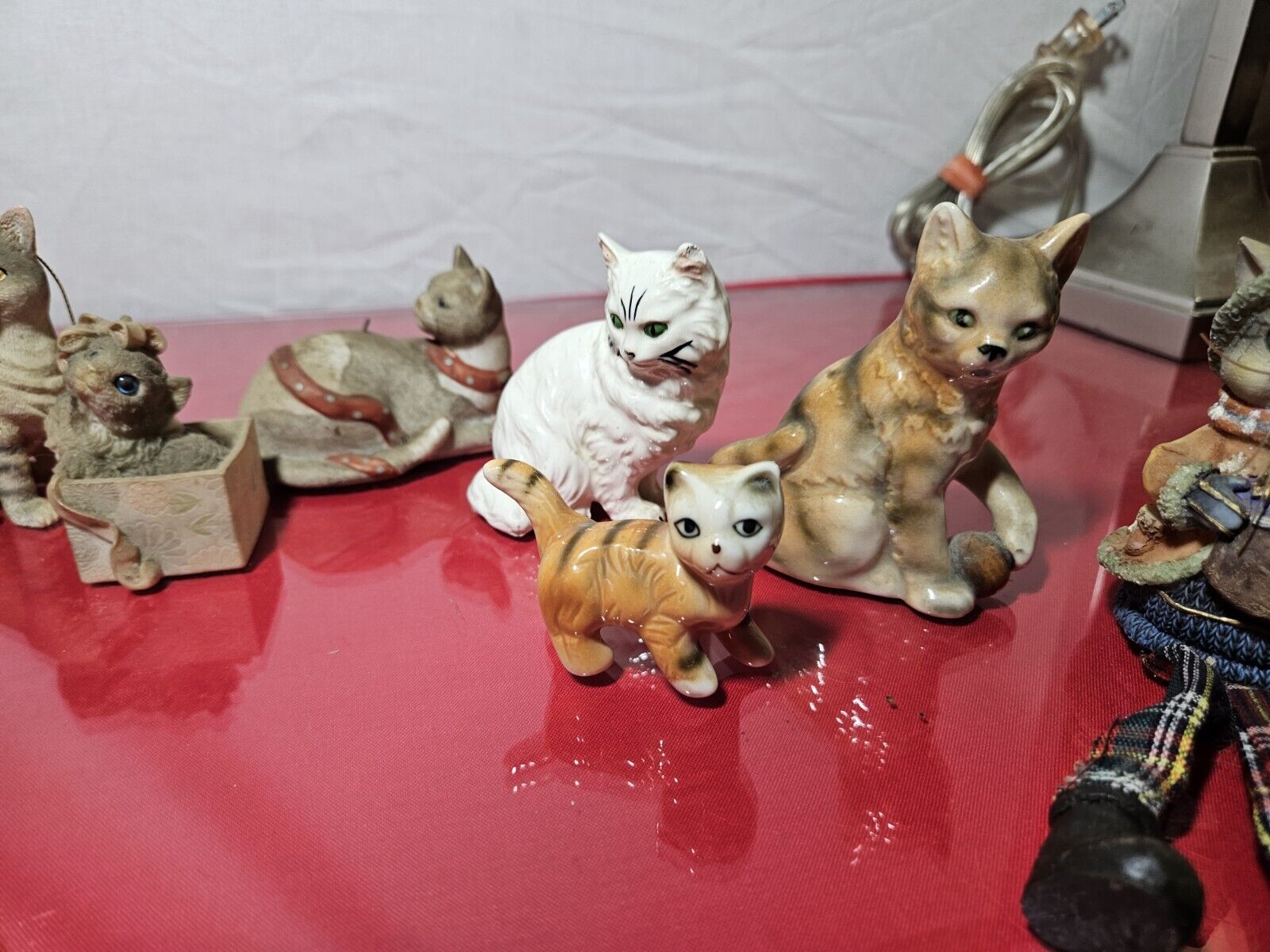 Rare Ceramic Cat Figurines