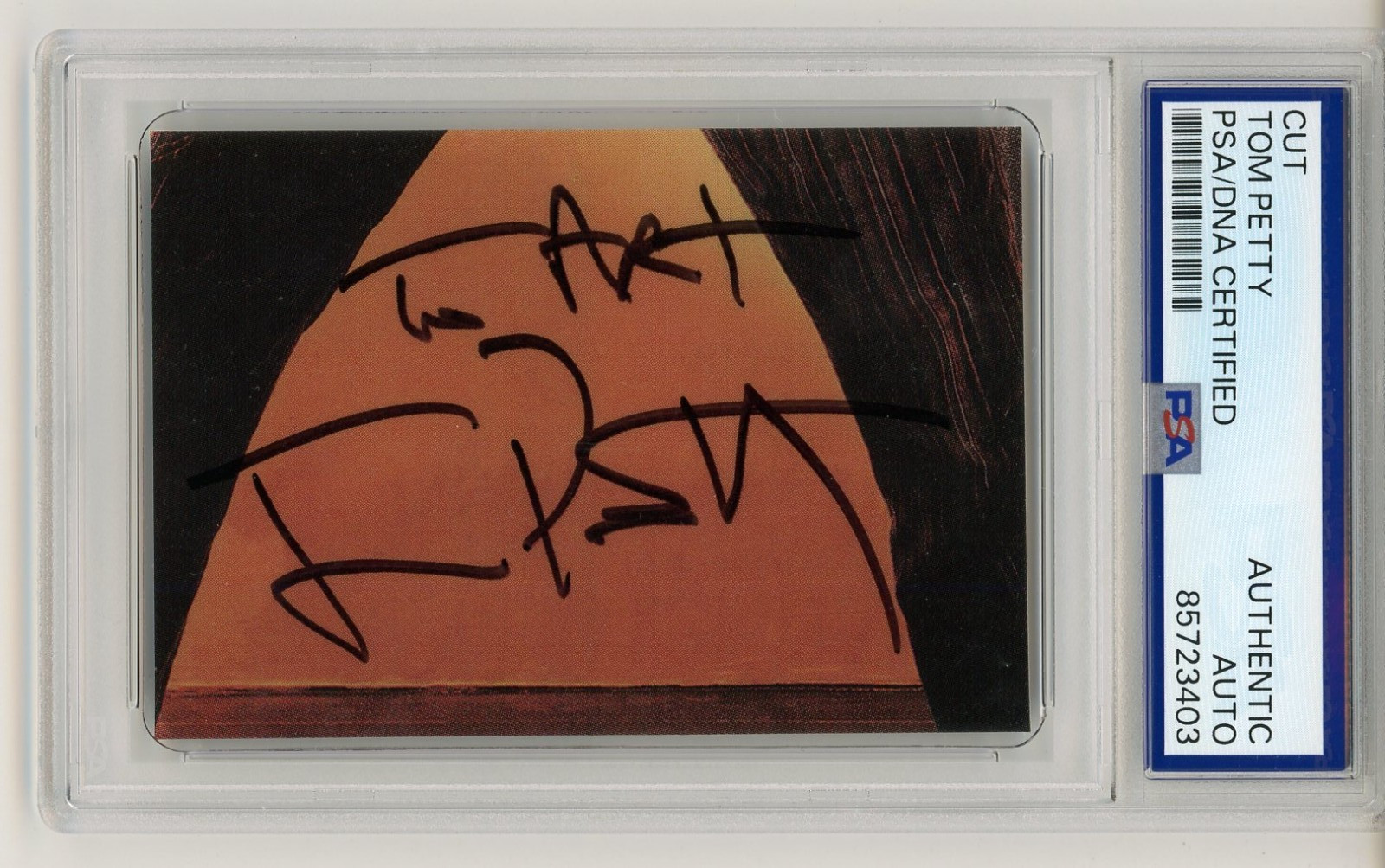 Tom Petty ~ Signed Autographed Authentic Signature Cut ~ PSA DNA Encased Tom Petty ~ Signed Autographed Authentic Signature Cut ~ PSA DNA Encased