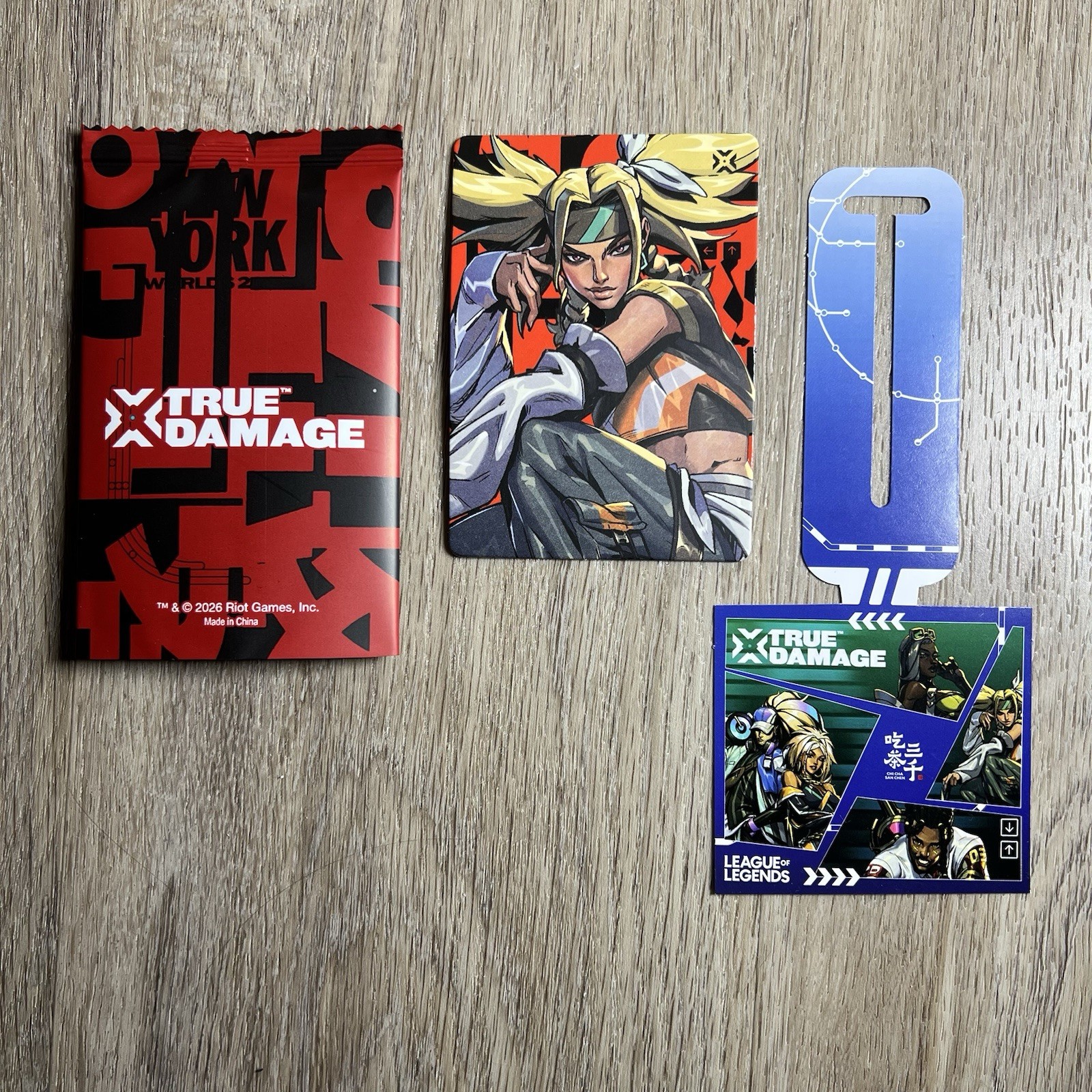 League of Legends x Chi Cha Sanchen True Damage AKALI Photocard Riot Games