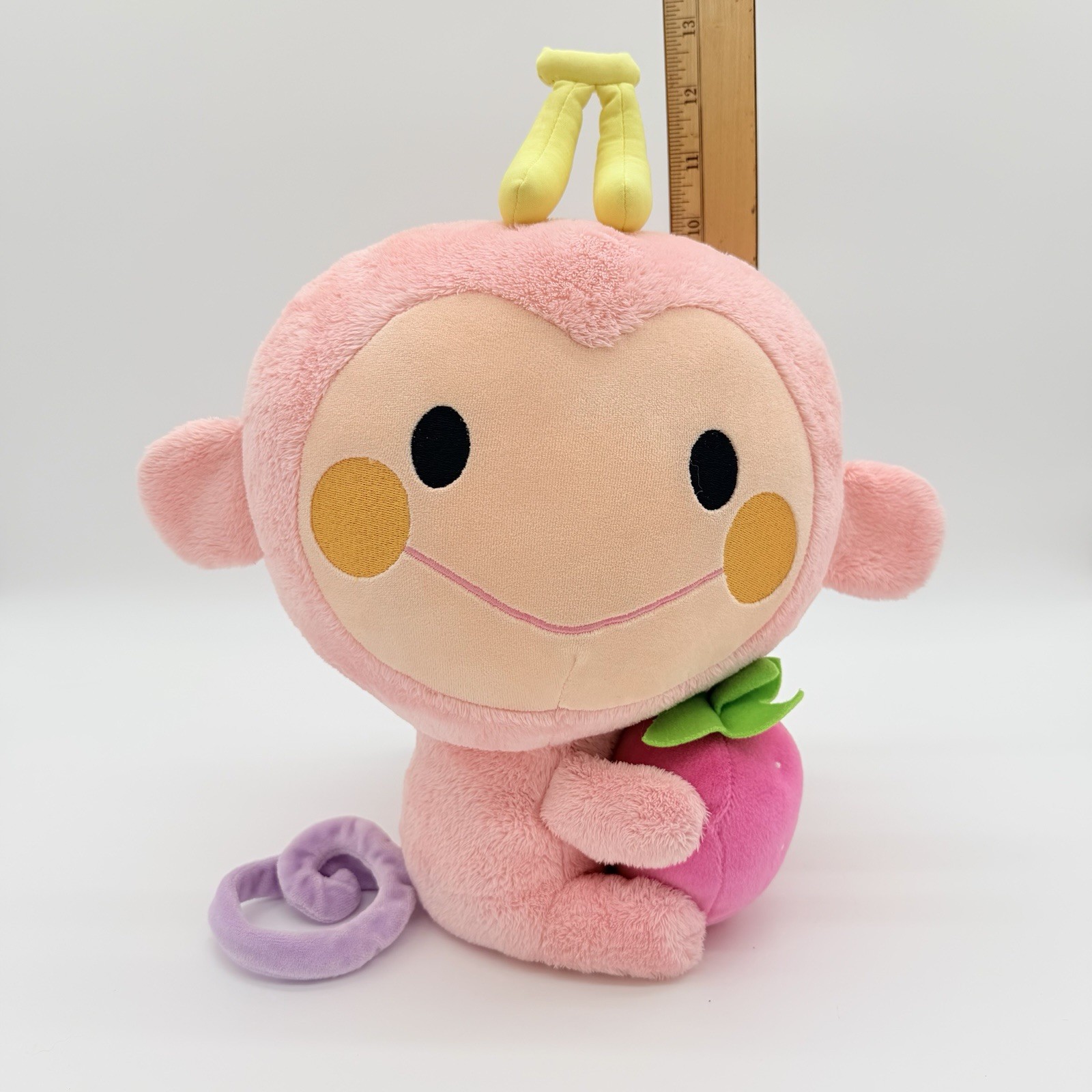 Sanrio Chi Chai Monchan Nakajima Plush Stuffed Animal Pink Strawberry Kawaii Y2K
