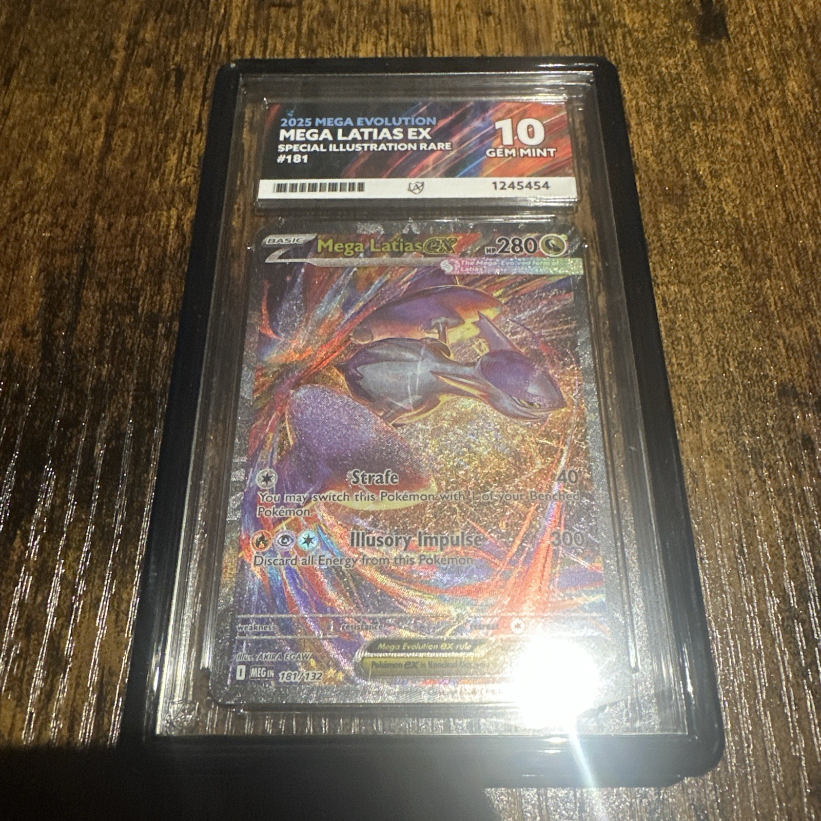 Pokémon TCG 2025 Mega Evolution Mega Latias EX 181/132 ACE 10 - PERFECT SUBS Pokémon TCG 2025 Mega Evolution Mega Latias EX 181/132 ACE 10 - PERFECT SUBS
