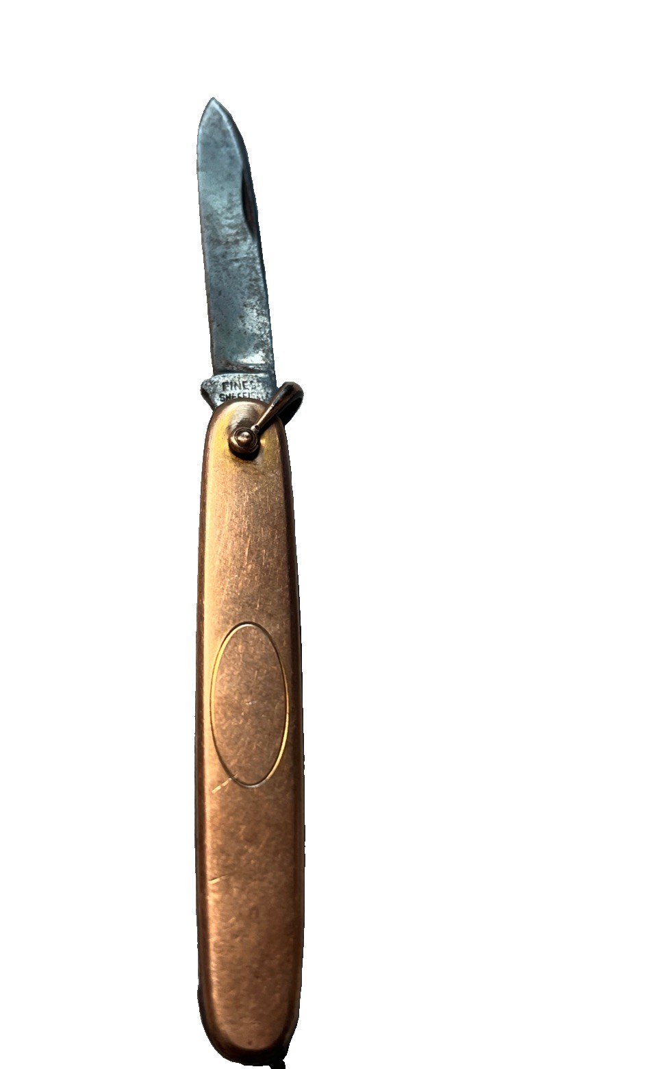 Antique HAYWARD Gold Filled Watch Fob Pocket Knife Finest Sheffield Steel Blade