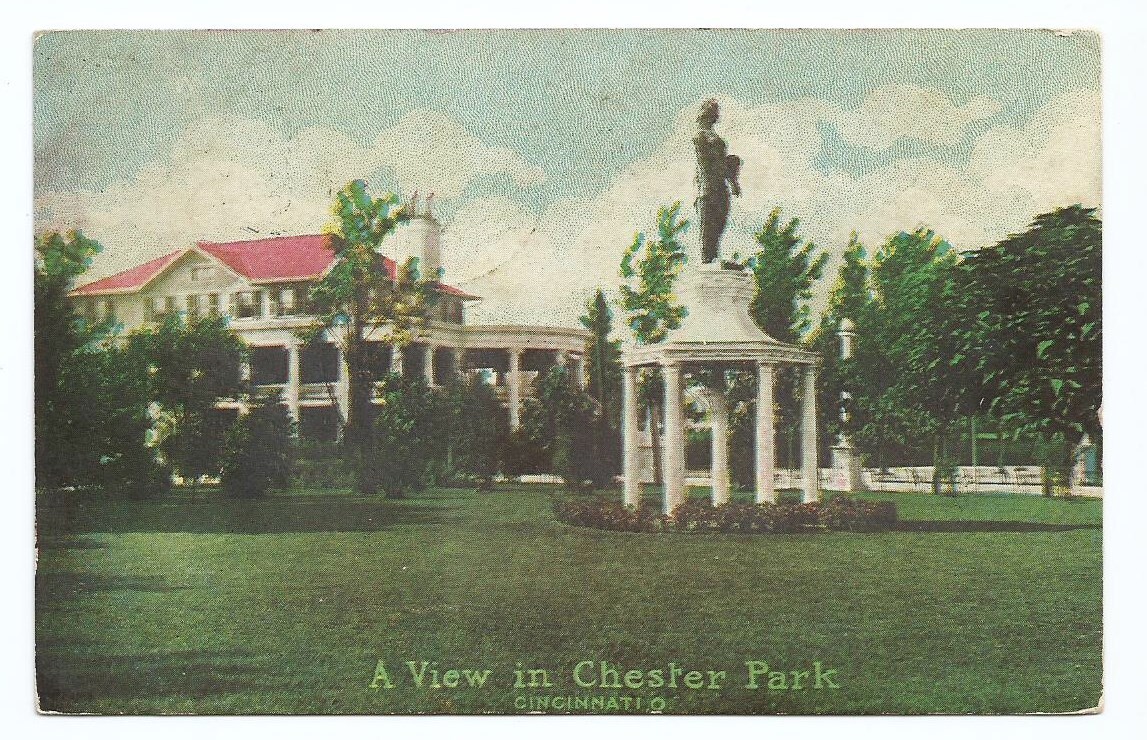 Cincinnati OH Postcard Ohio Chester Park c1907 Cincinnati OH Postcard Ohio Chester Park c1907