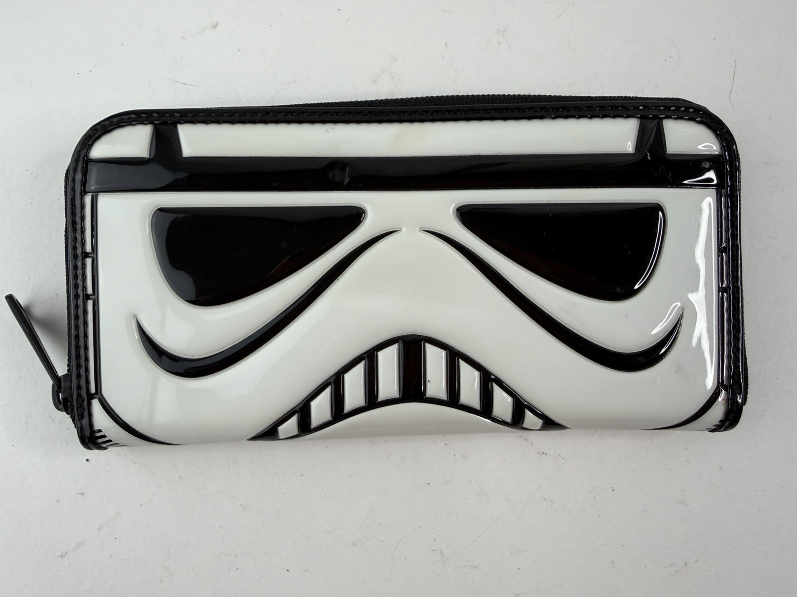Star Wars Wallet Stormtrooper Patent Leather Zip Around Disney Loungefly
