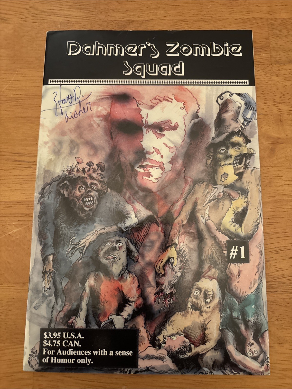 SIGNED Jeffrey Dahmer’s Zombie Squad Hart D. Fisher Boneyard Press