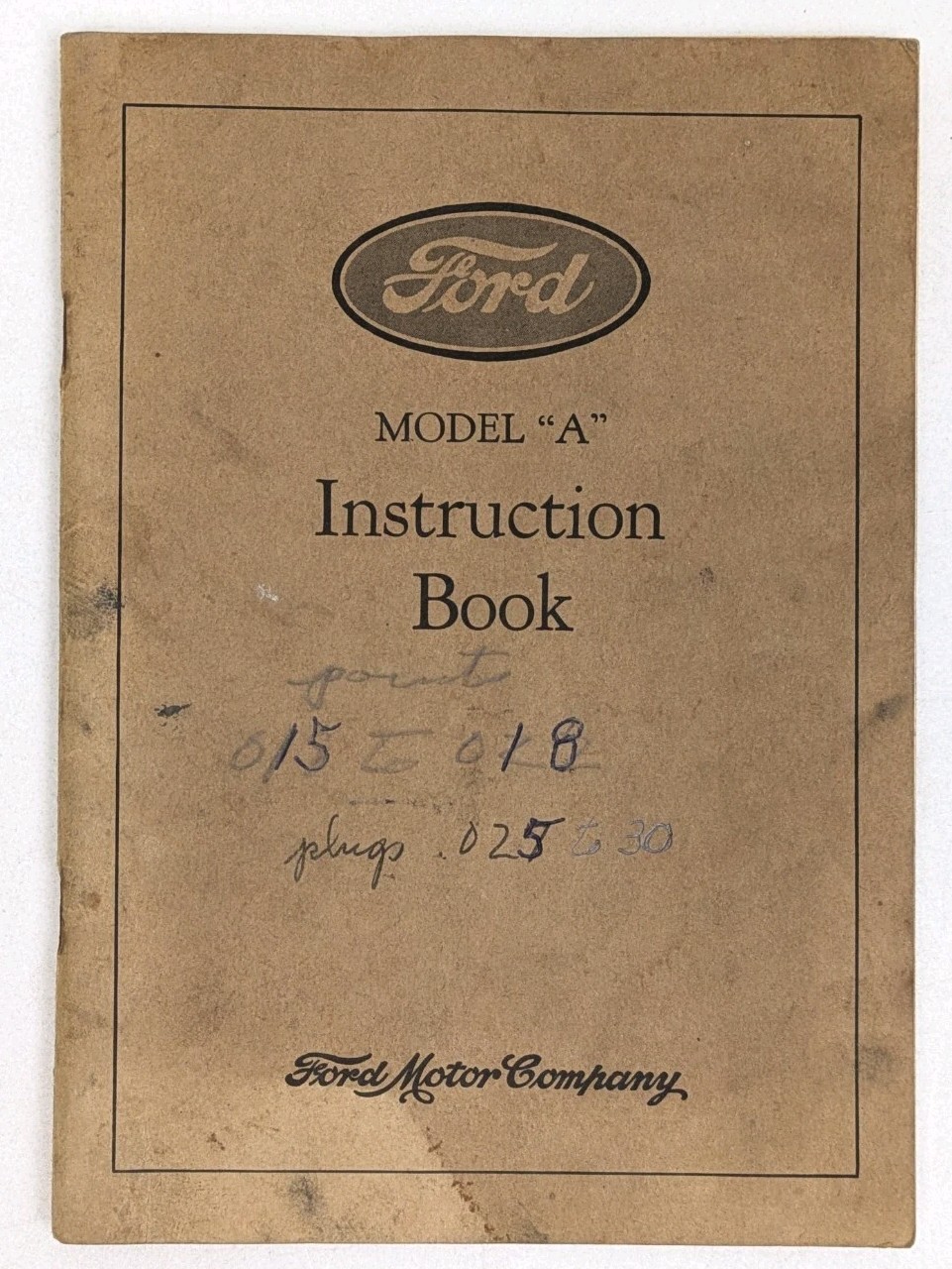 1928 Ford Model A Instruction Book Car Manual Illustrated Antique