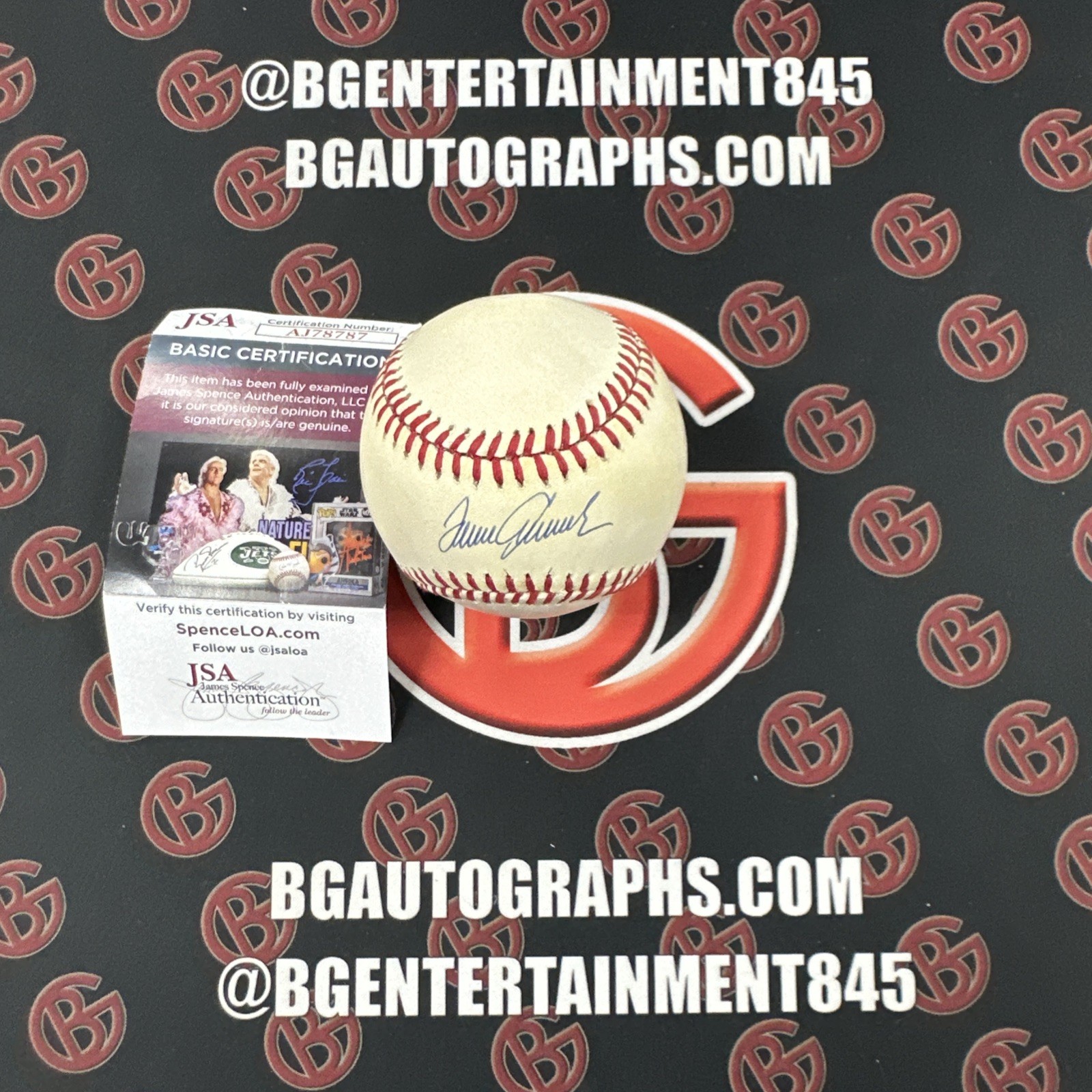 Tom Seaver New York Mets Autographed ONLB Signed JSA COA AUTO